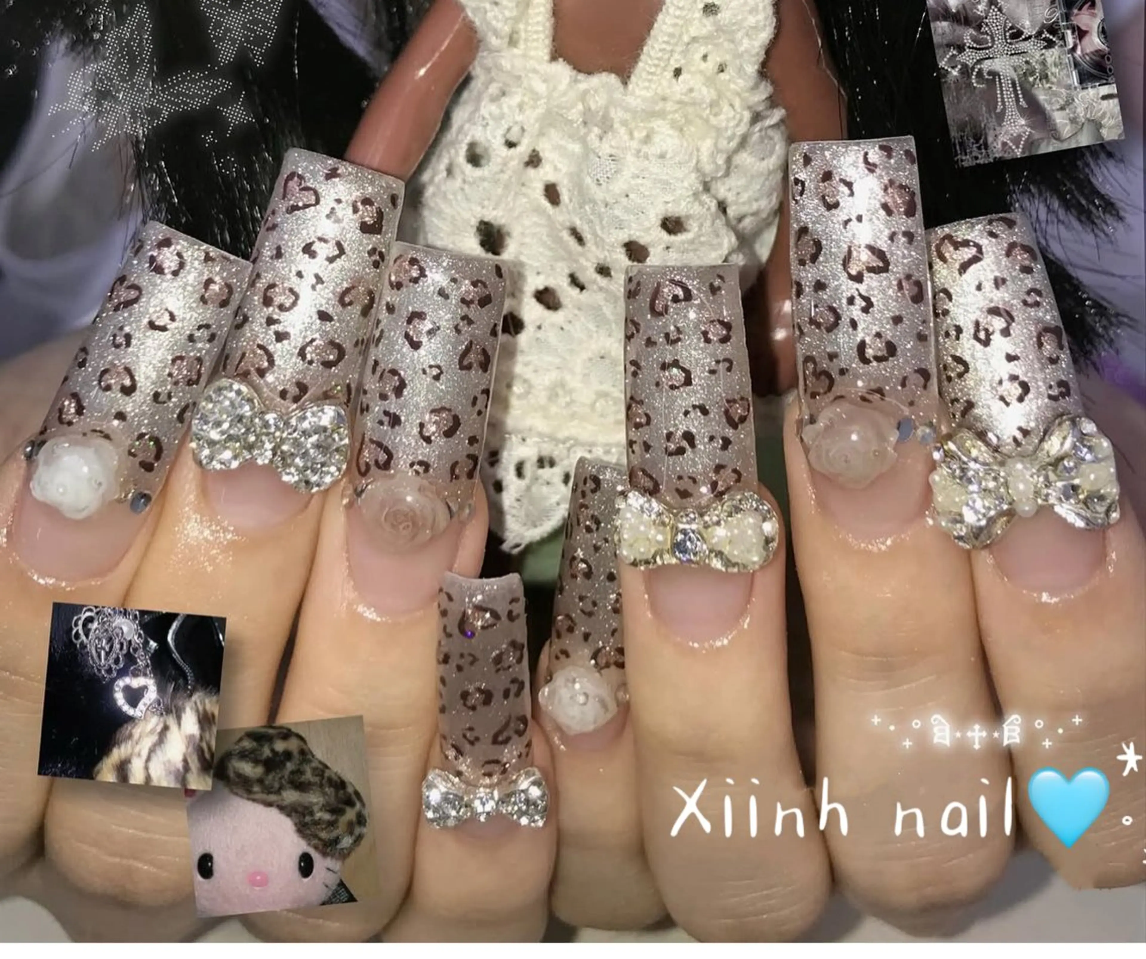 ネイル チークネイル 桜ネイル フットネイル ジェルネイル ハロウィン XIINH NAIL SALONのネイルデザイン