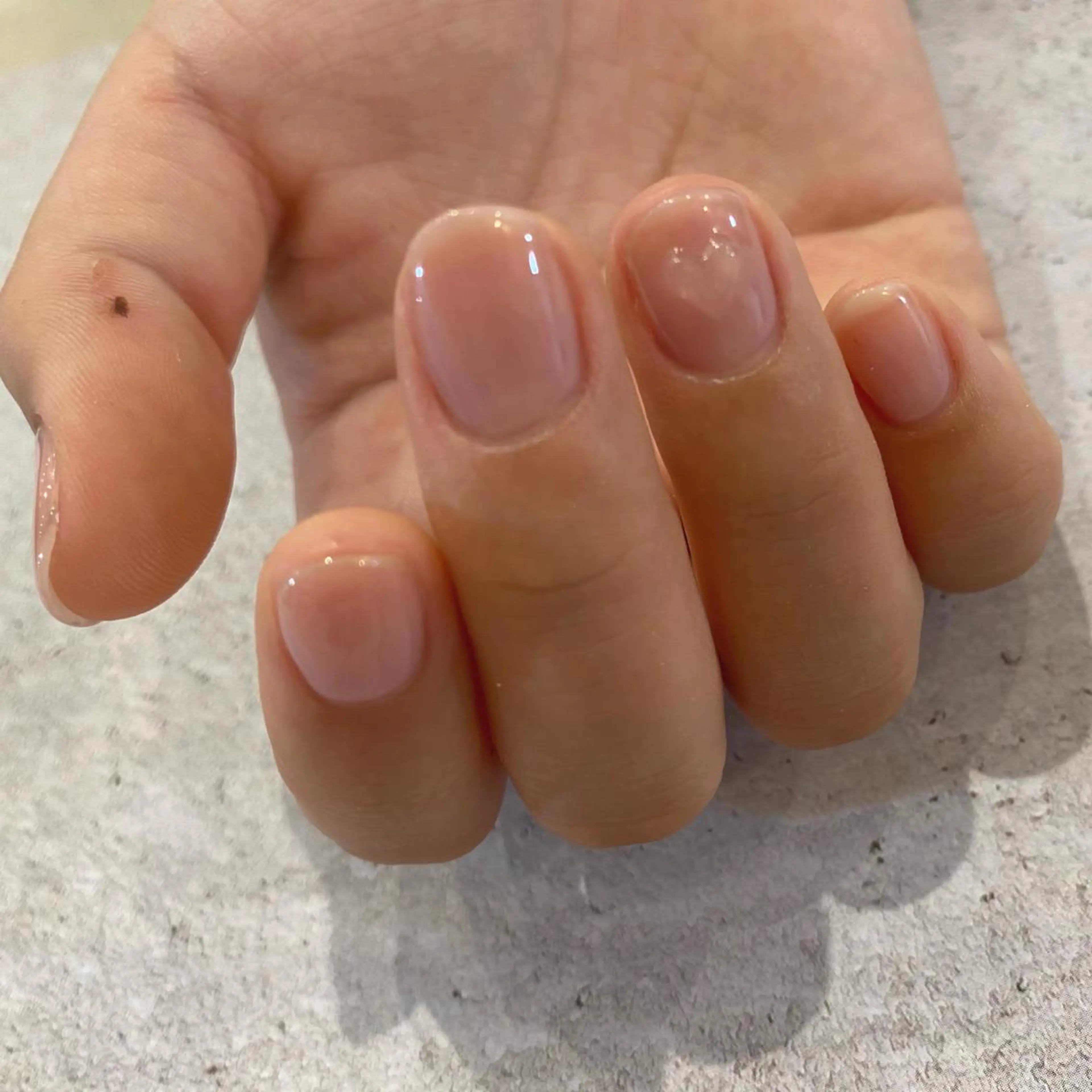 ネイル アートネイル クリアネイル ジェルネイル ハート オフィスネイル Ann nailのネイルデザイン