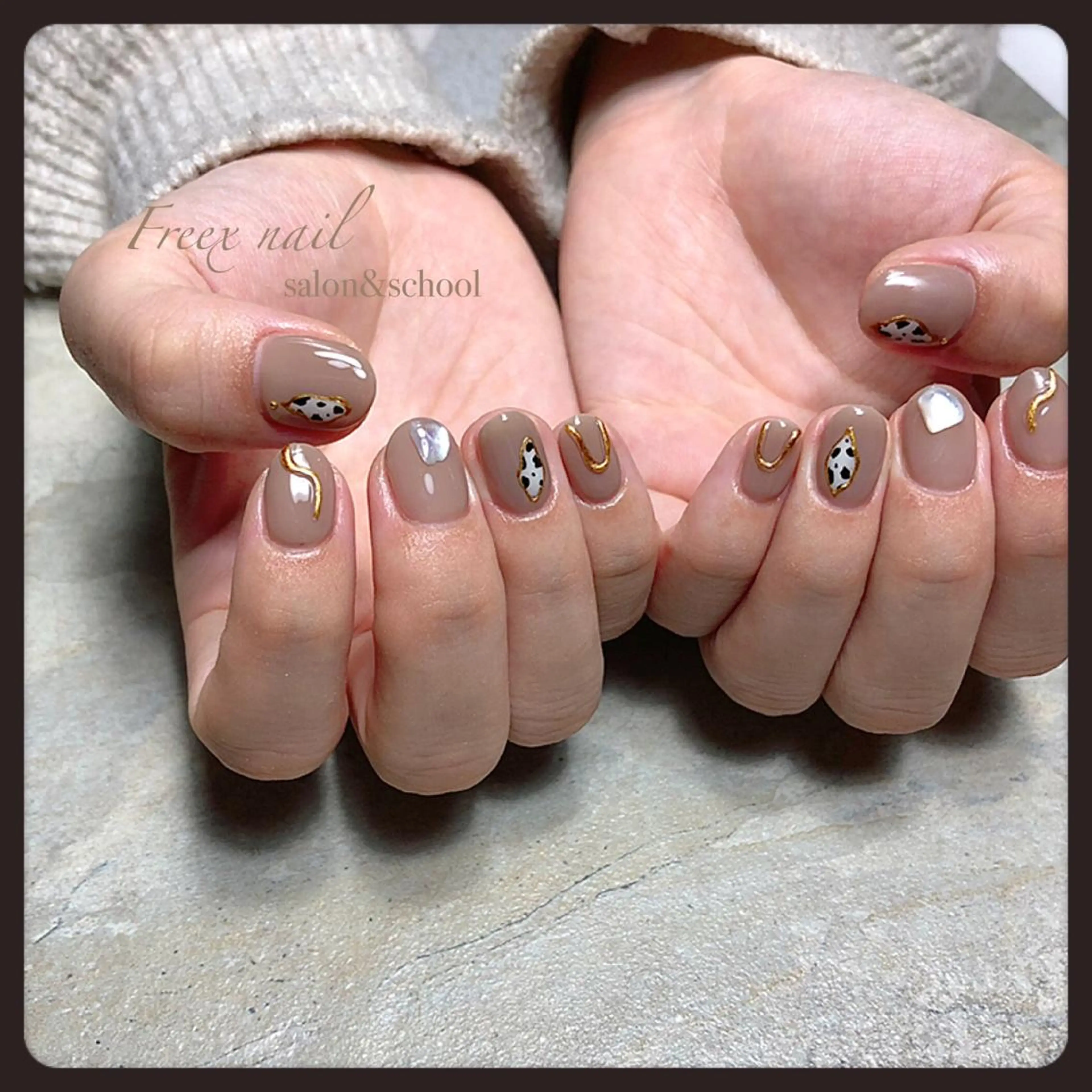 ネイル ハンドネイル ハンドケア freex nail /ニュアンス/個性派のネイルデザイン