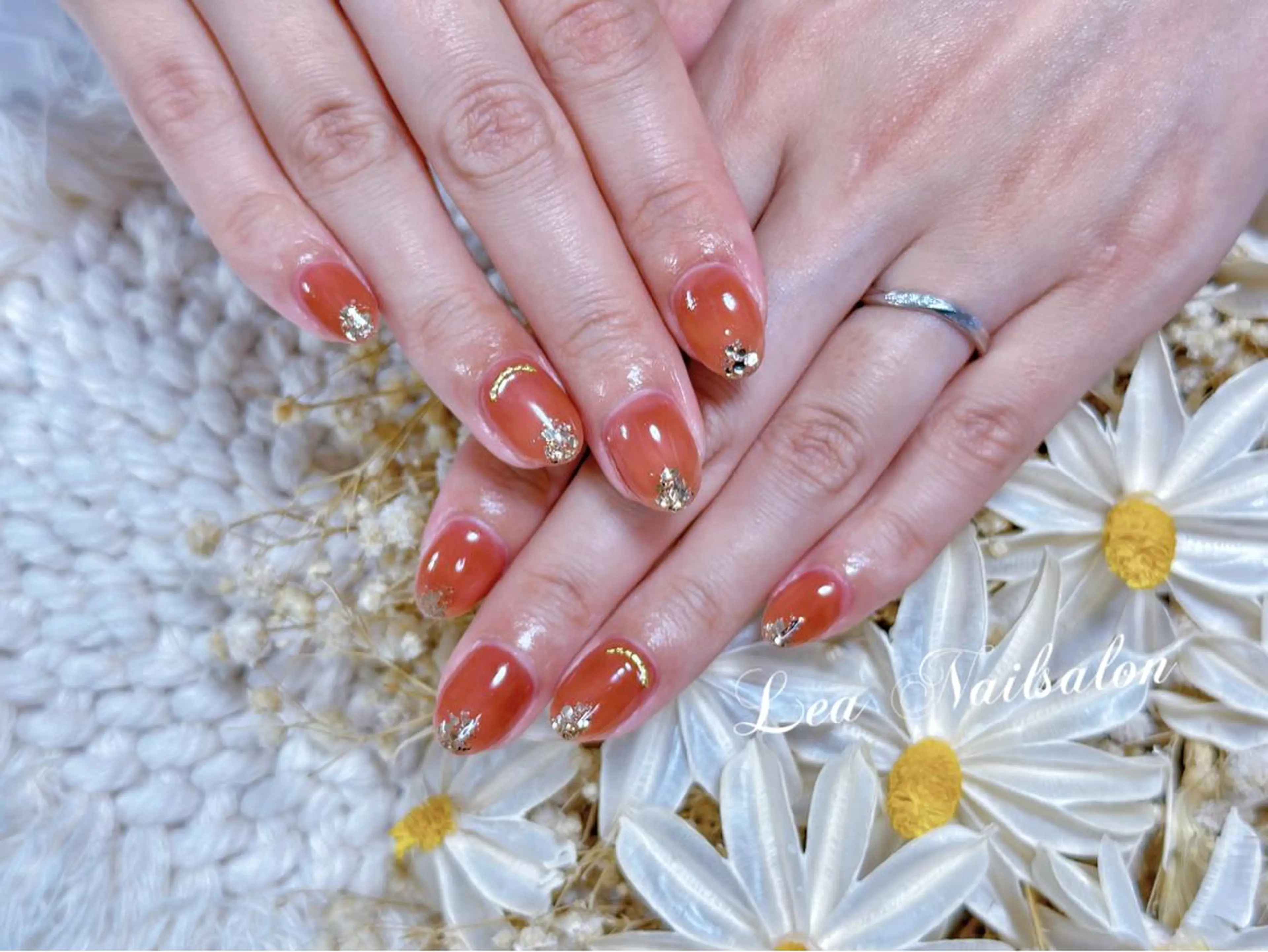 ショート カラー ネイル Le’a NailSalonのネイルデザイン