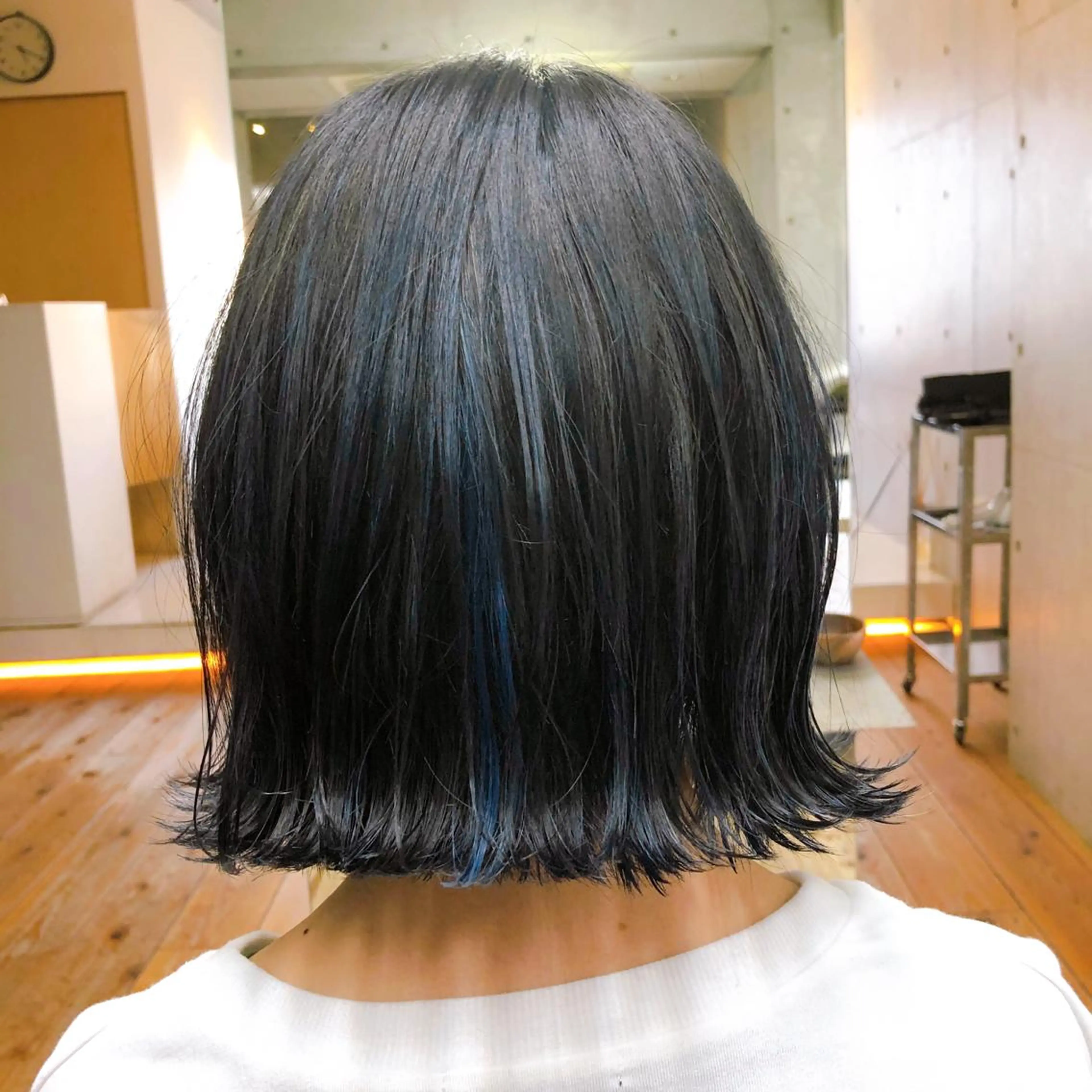 ショート カラー ハイライトカラー ハイライト nagisa /縮毛矯正のヘアスタイル