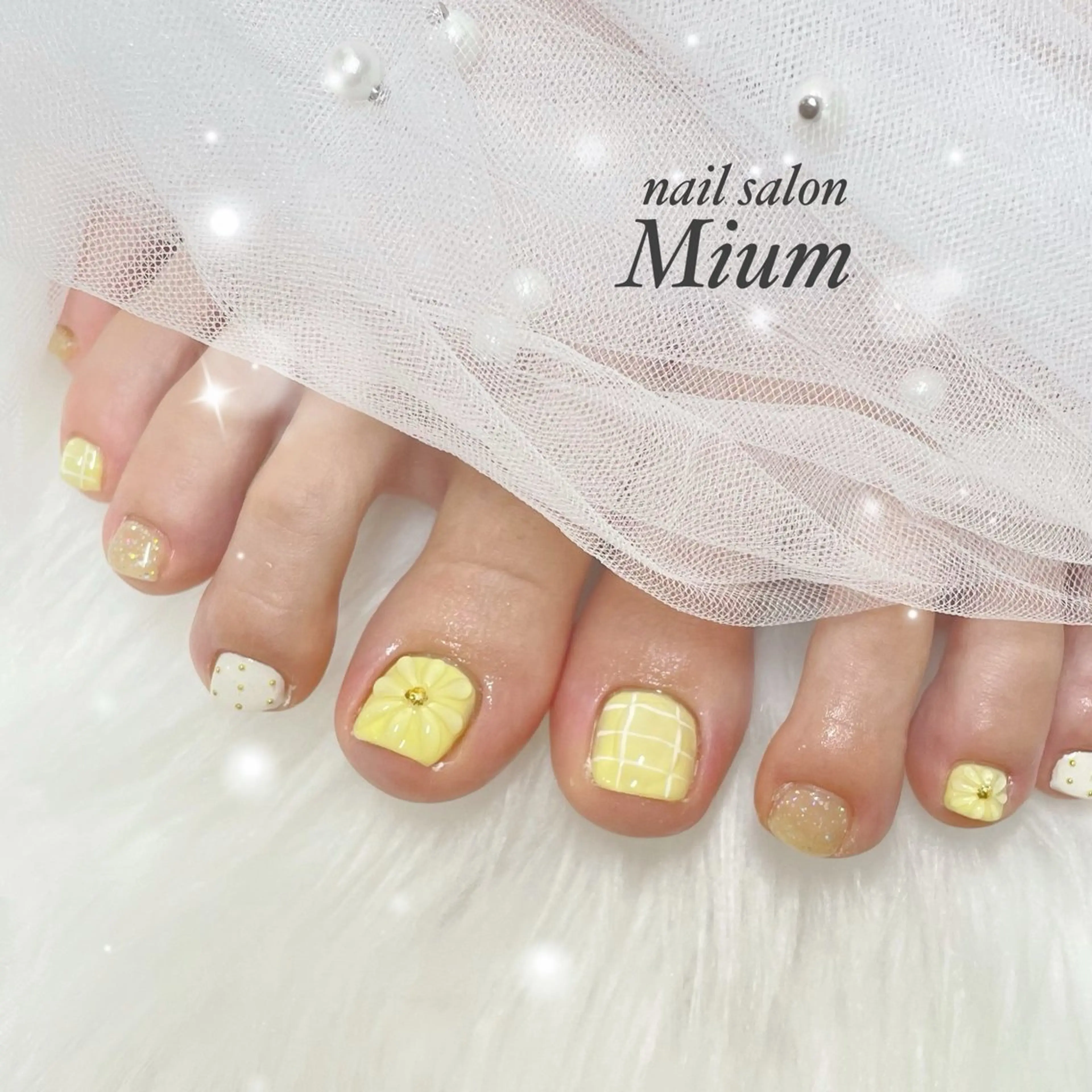 ネイル フットネイル nail salon Miumのネイルデザイン