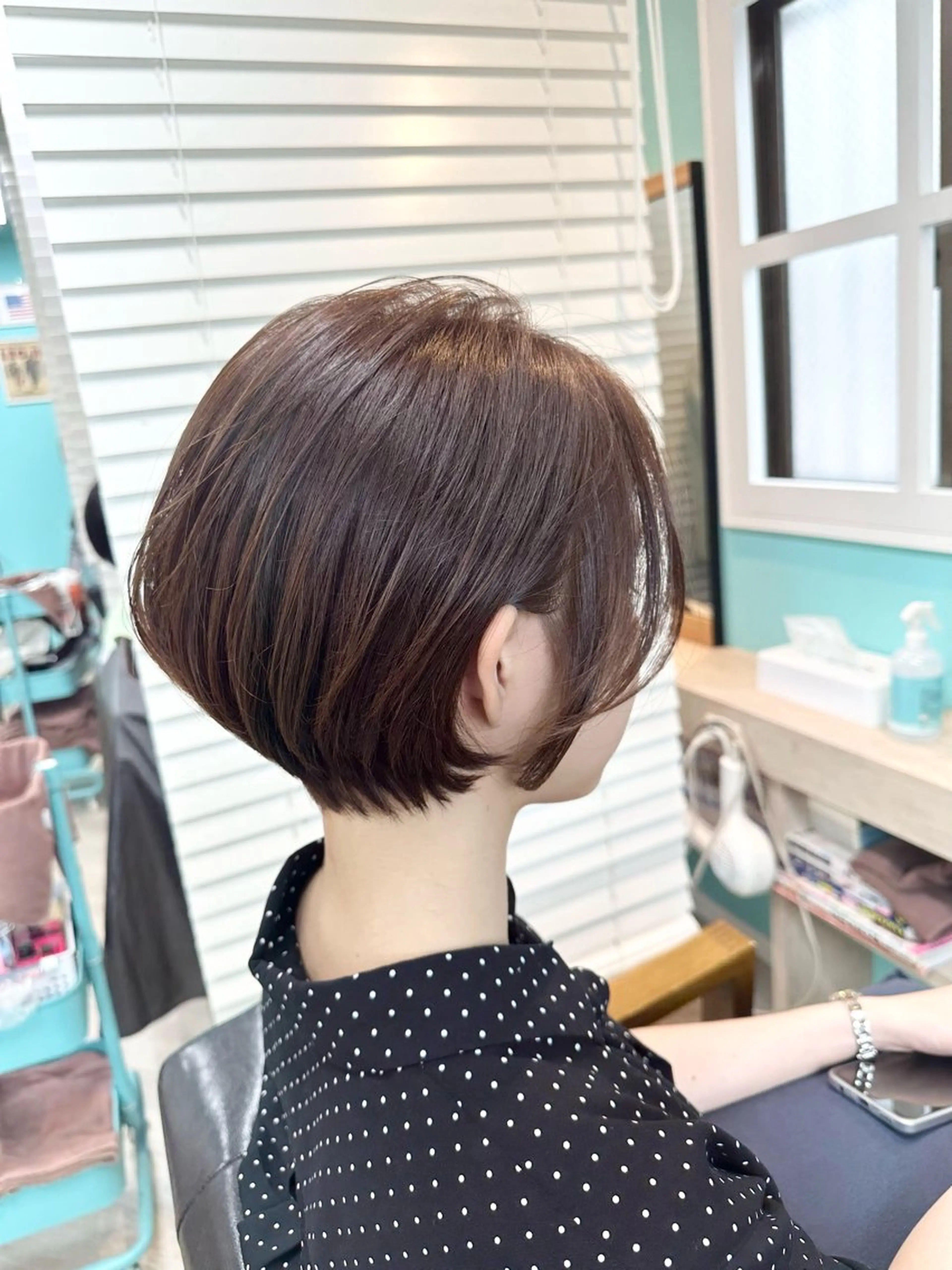 ショート カラー 柳井 健太のヘアスタイル