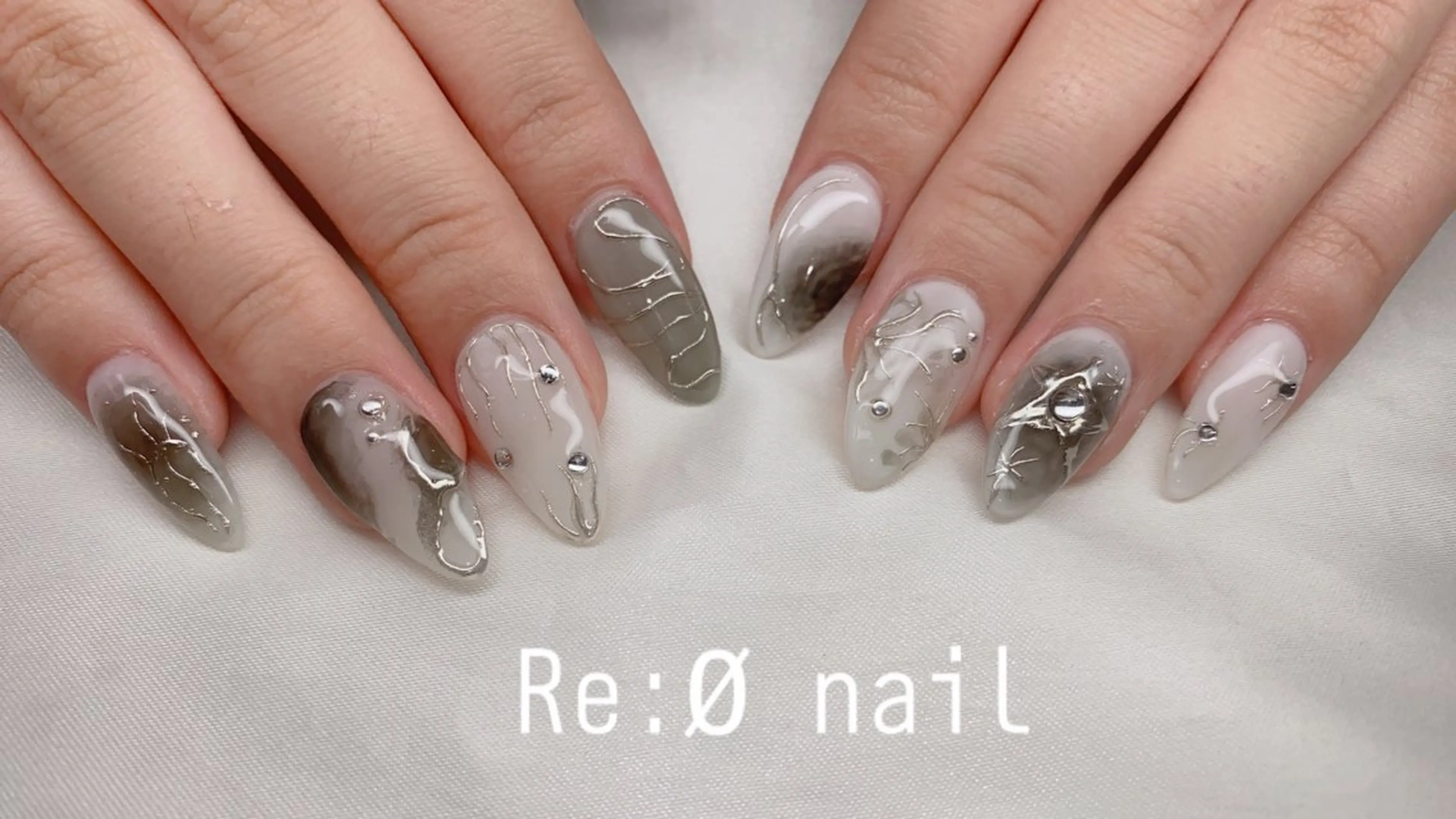 ネイル ハンドネイル Re:Ø nail 🩵TSUJIのネイルデザイン