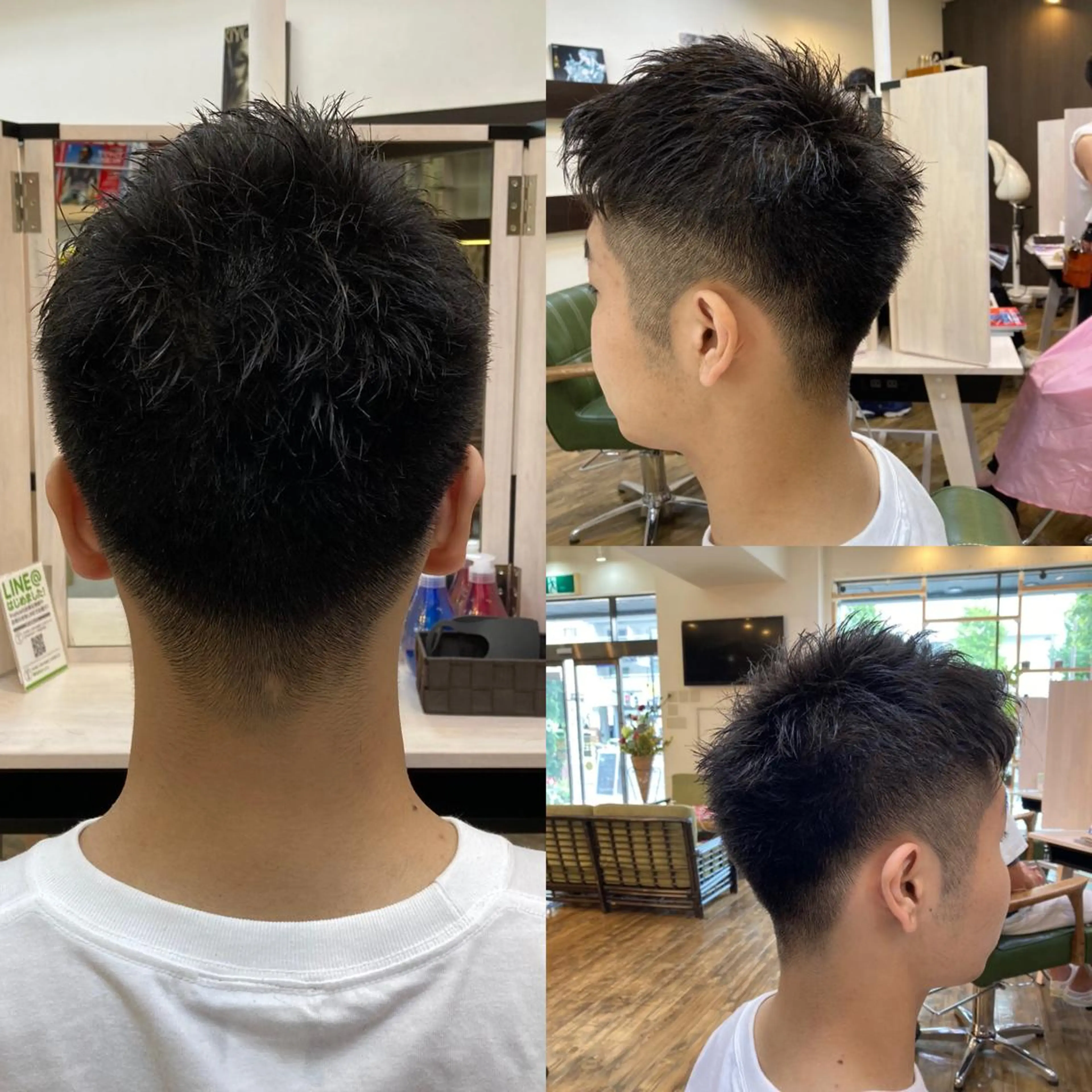 ショート メンズ 刈り上げ ショートヘア カット 赤羽、髪質改善サロン 吉野リョウスケのヘアスタイル