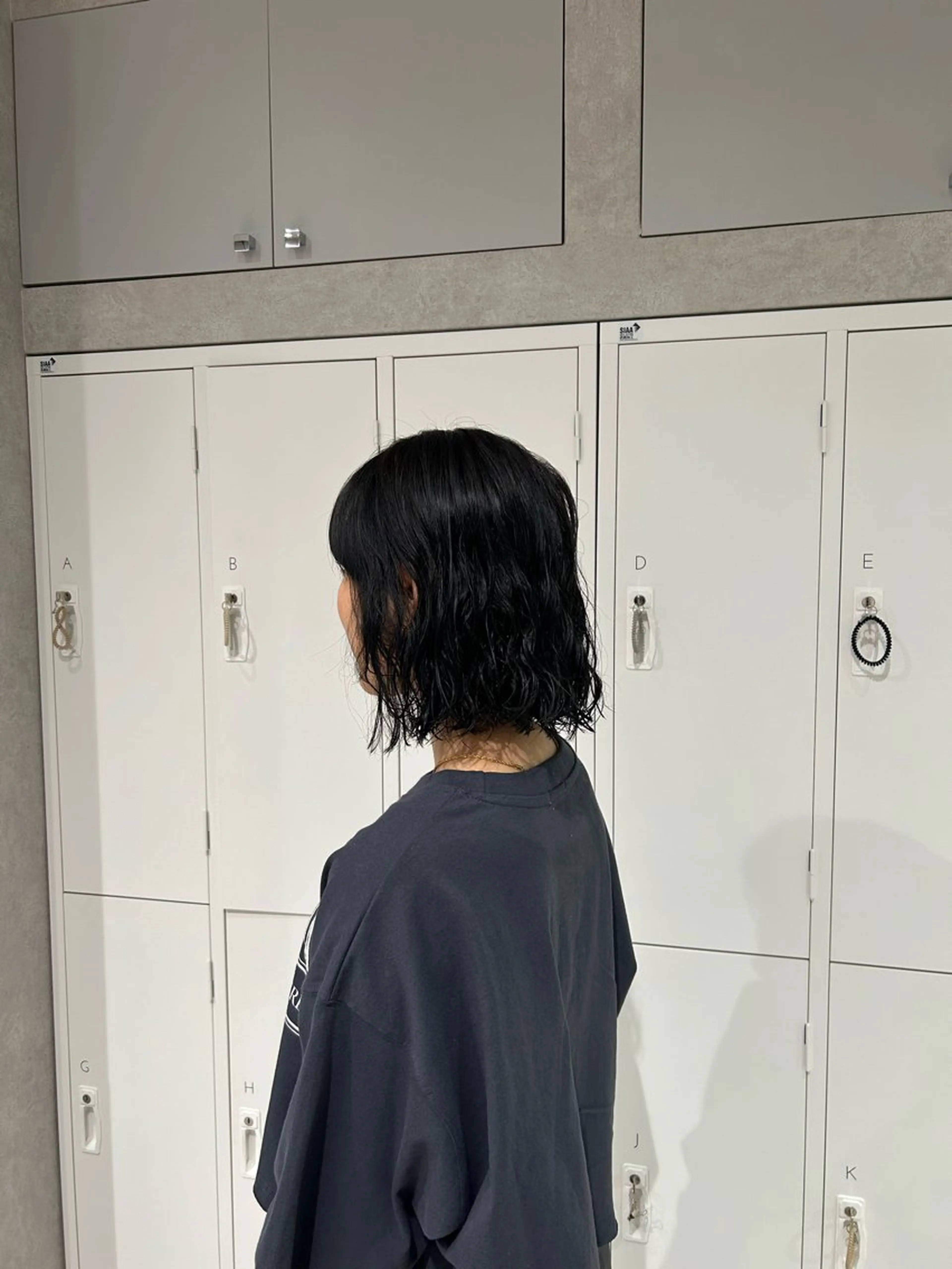 ミディアム ミディアムパーマ ボブ やまぐち まなみのヘアスタイル