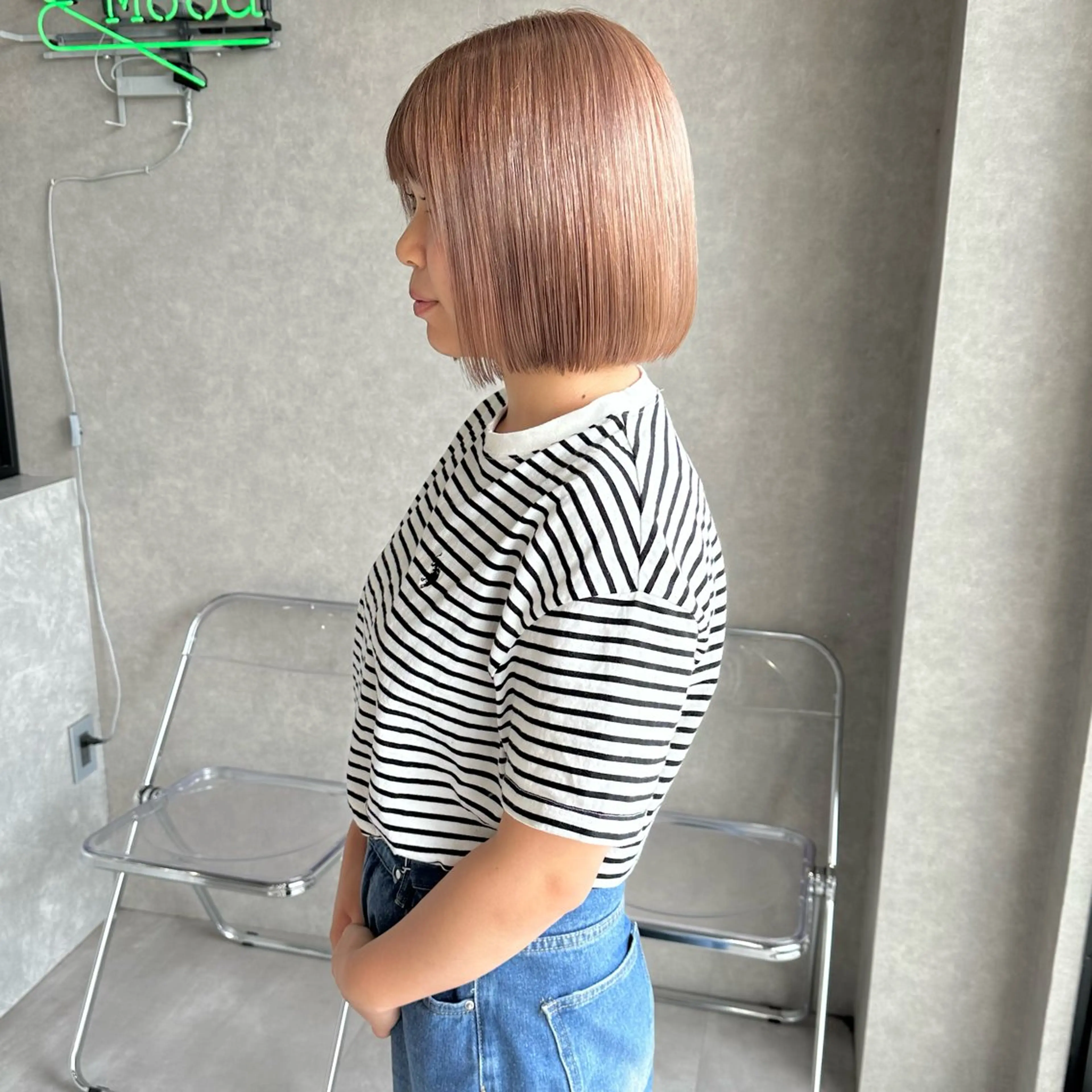 ショート カラー はちすか るかのヘアスタイル