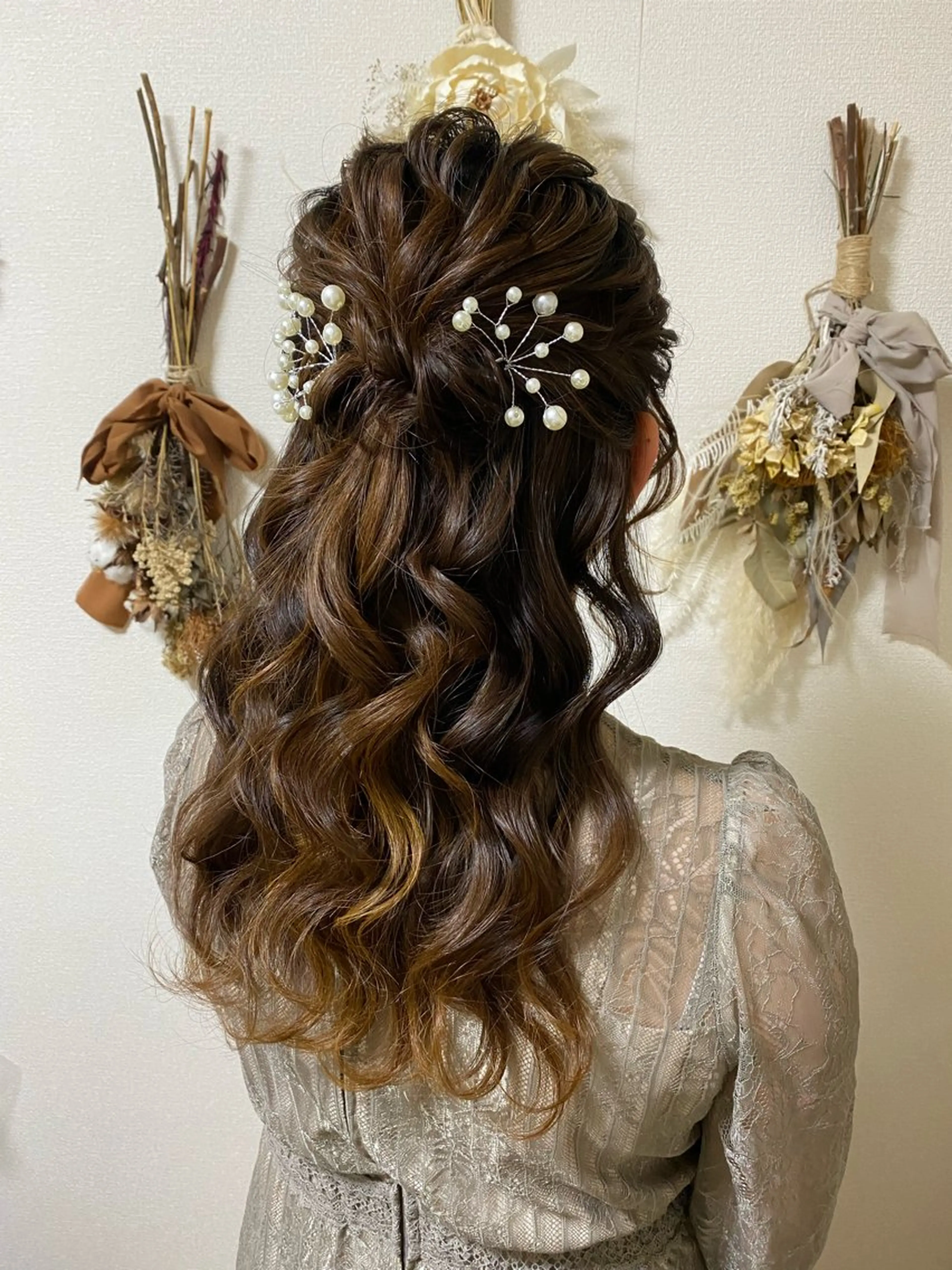 ヘアアレンジ ヘアアンドメイクムタ 新居のヘアスタイル