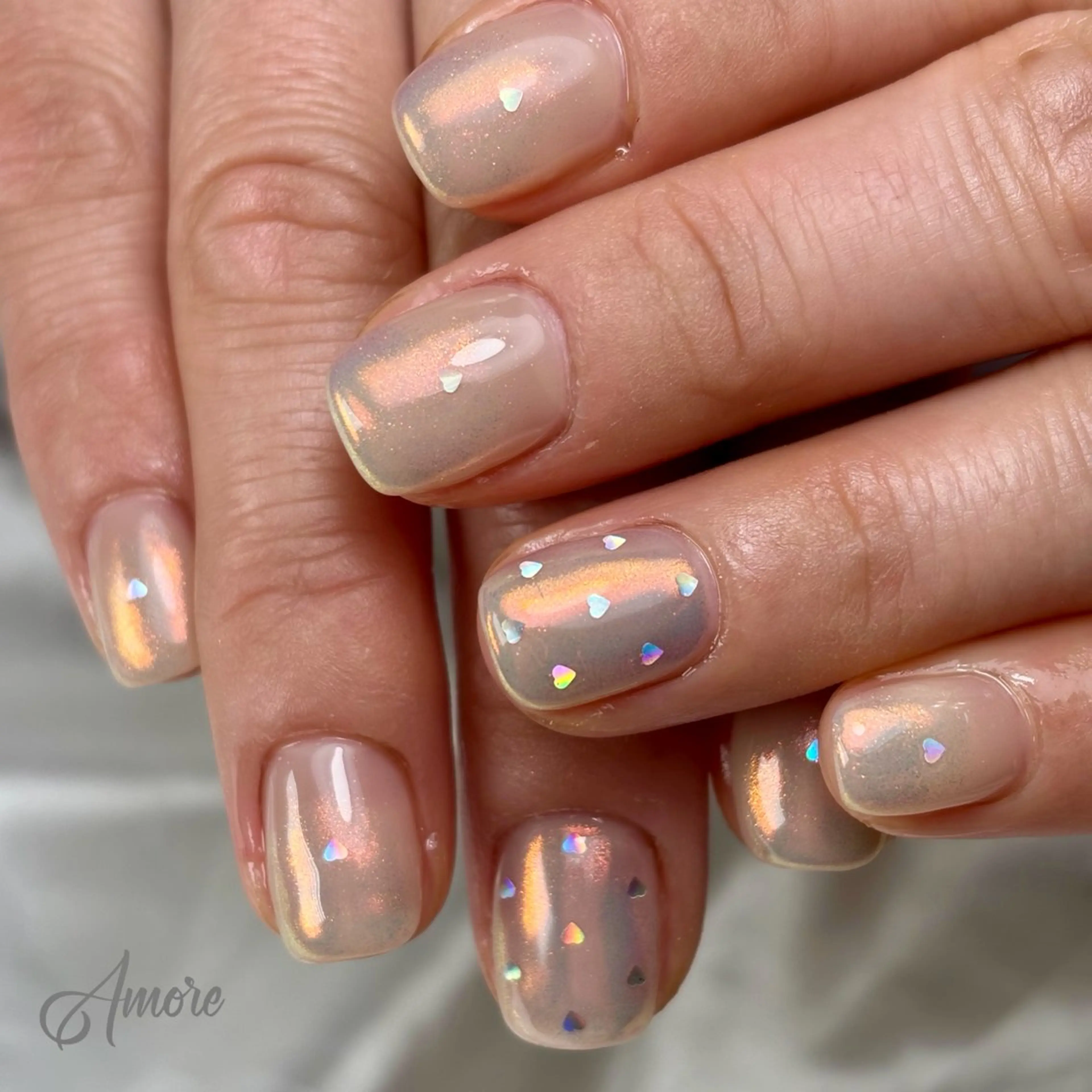 ネイル ジェルネイル キラキラネイル 韓国ネイル マグネットネイル パラジェル You kyehwaのネイルデザイン