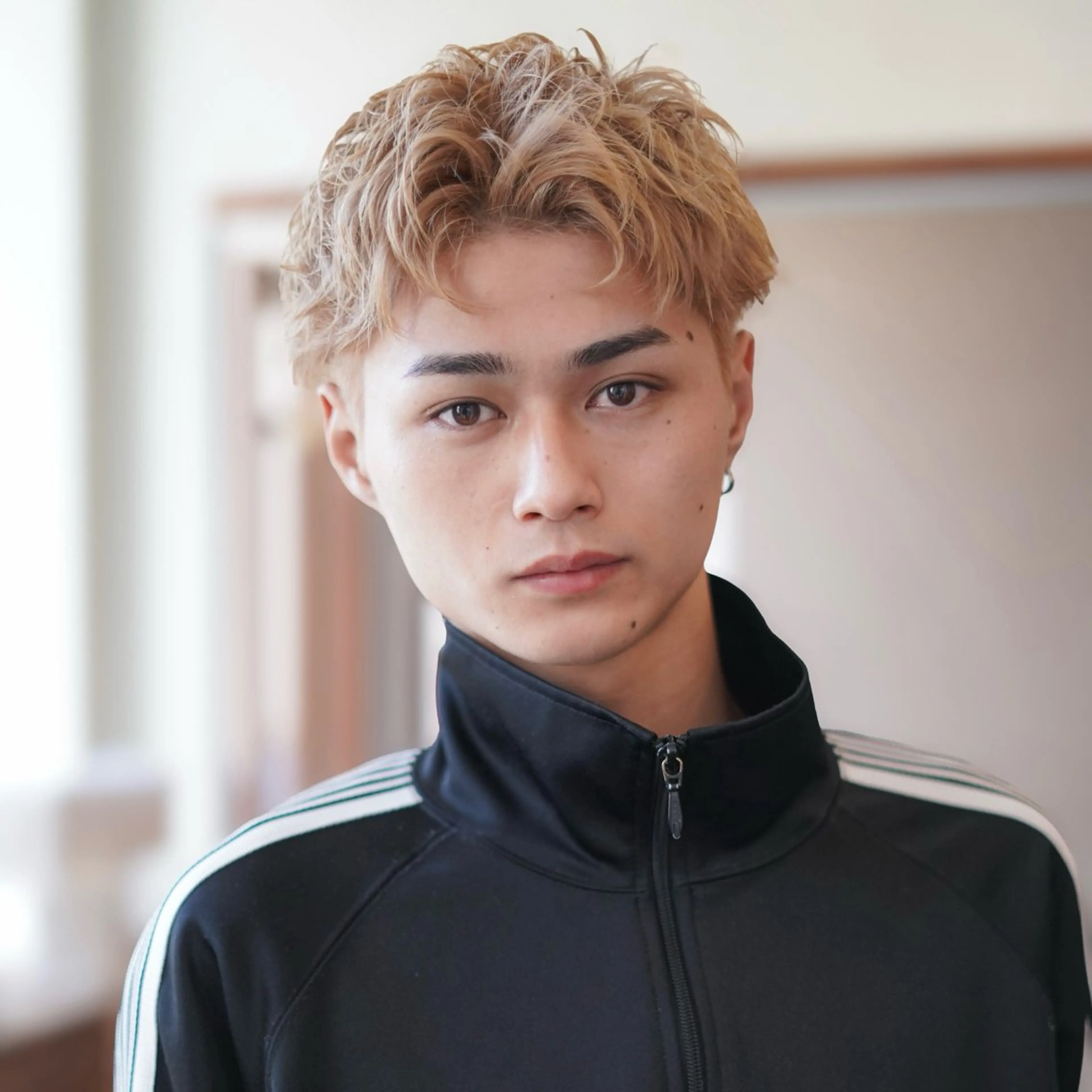 ショート カラー メンズ カット ヘアカラー 内山湧勝/メンズ/ ショート/パーマのヘアスタイル