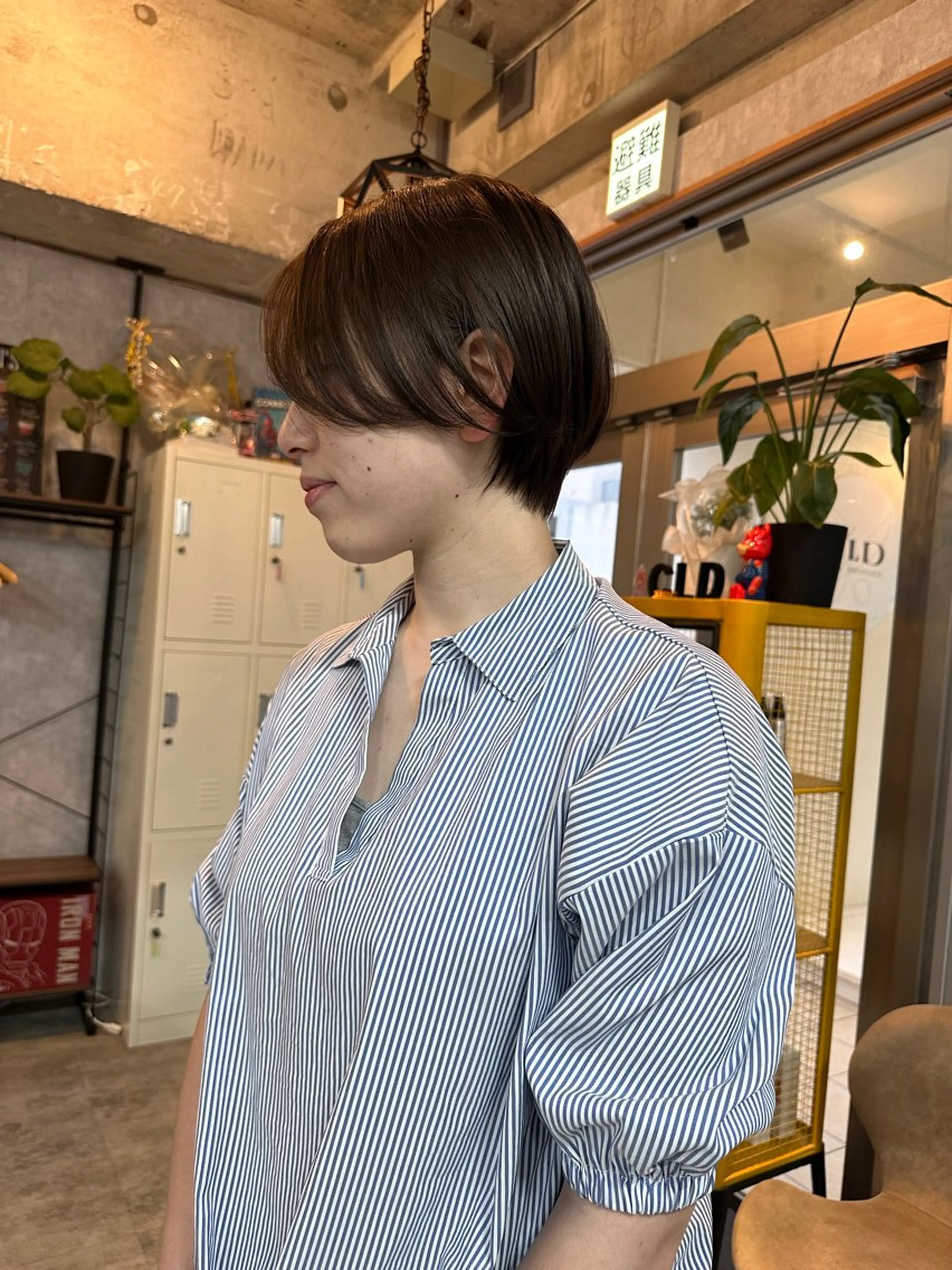 ショート 切りっぱなしボブ ショートボブ ハンサムショート 丸みショート ボブ モテ髪/ボブ/ショー ト/アダチフウトのヘアスタイル