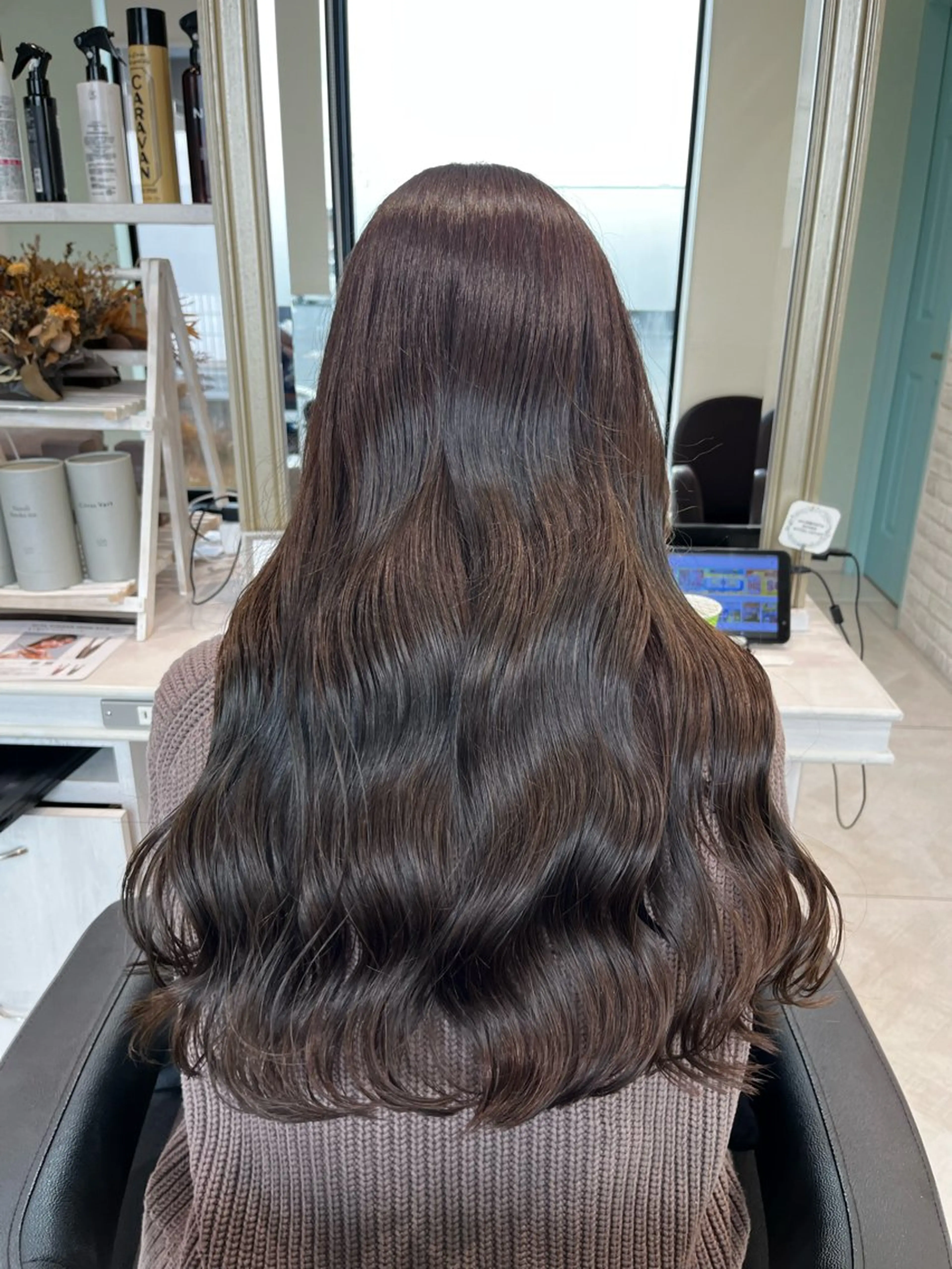 ロング カラー ヘアカラー 縮毛矯正 トリートメント 上尾/ママ美容師🫧 𝐌𝐞𝐢のヘアスタイル