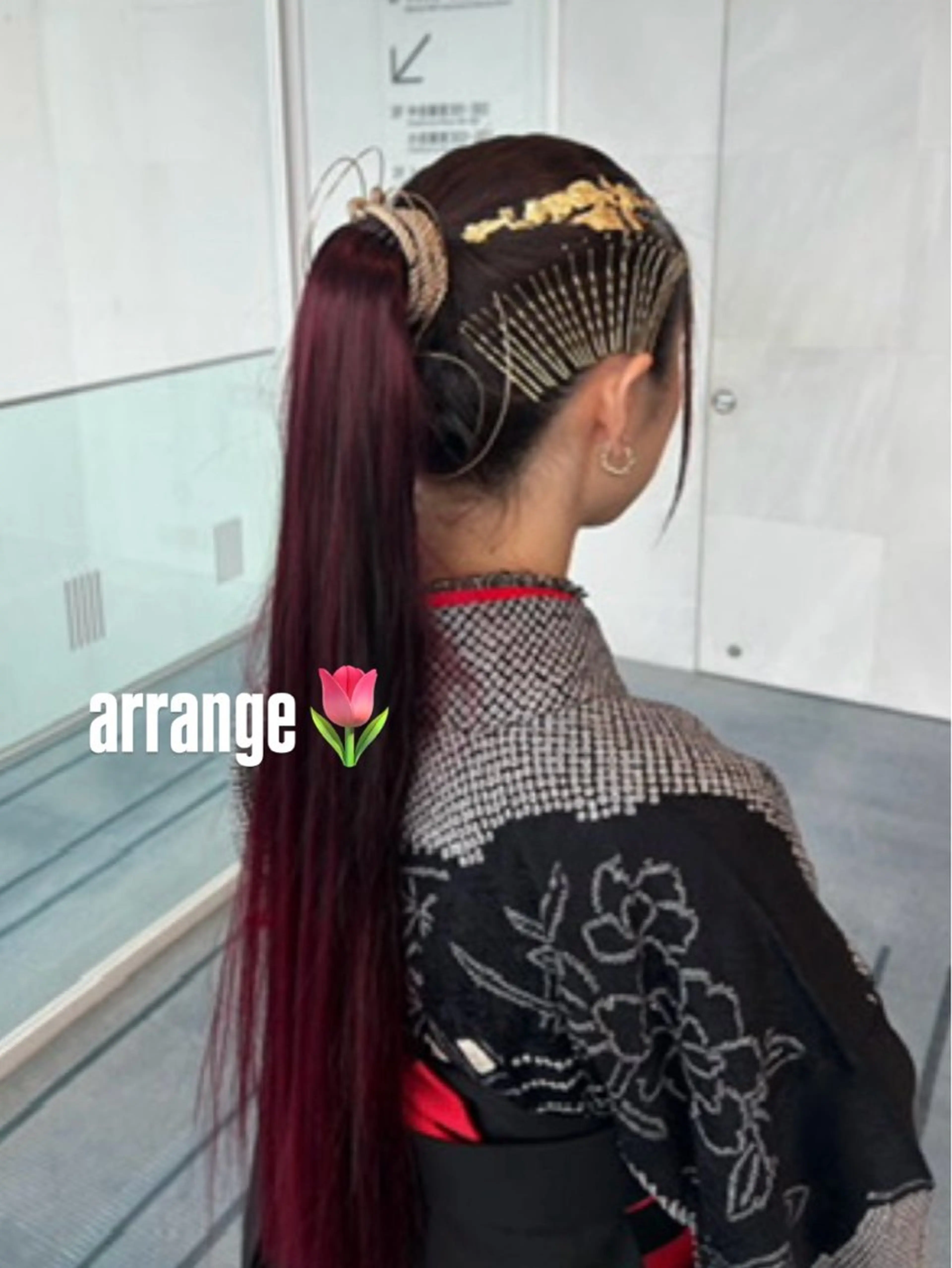 ミディアム 卒業式のヘアスタイル ヘアセット Lyhair🦊🎀 AKIのヘアスタイル