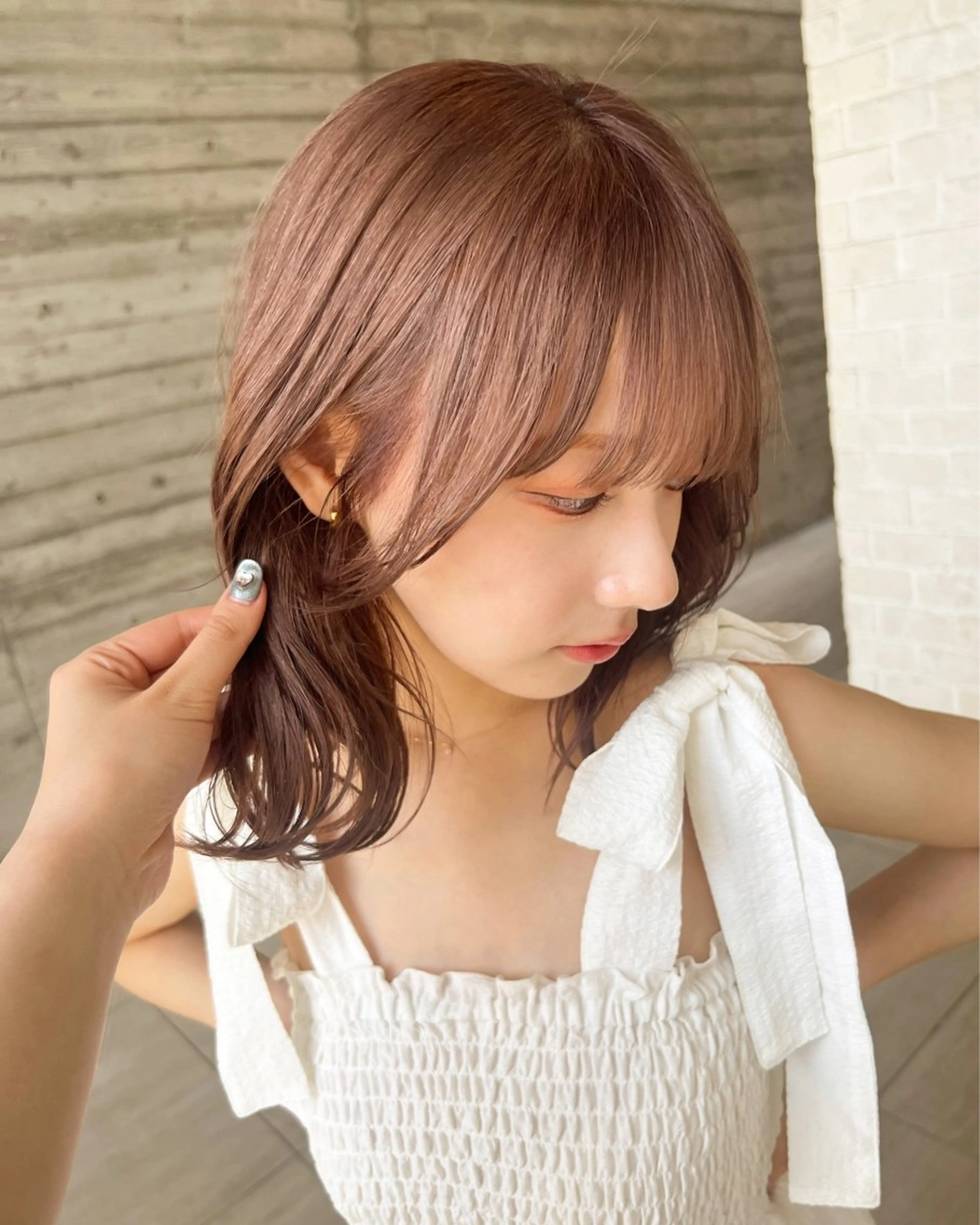 ミディアム カラー ayano.🩵 mielのマツエク・マツパデザイン