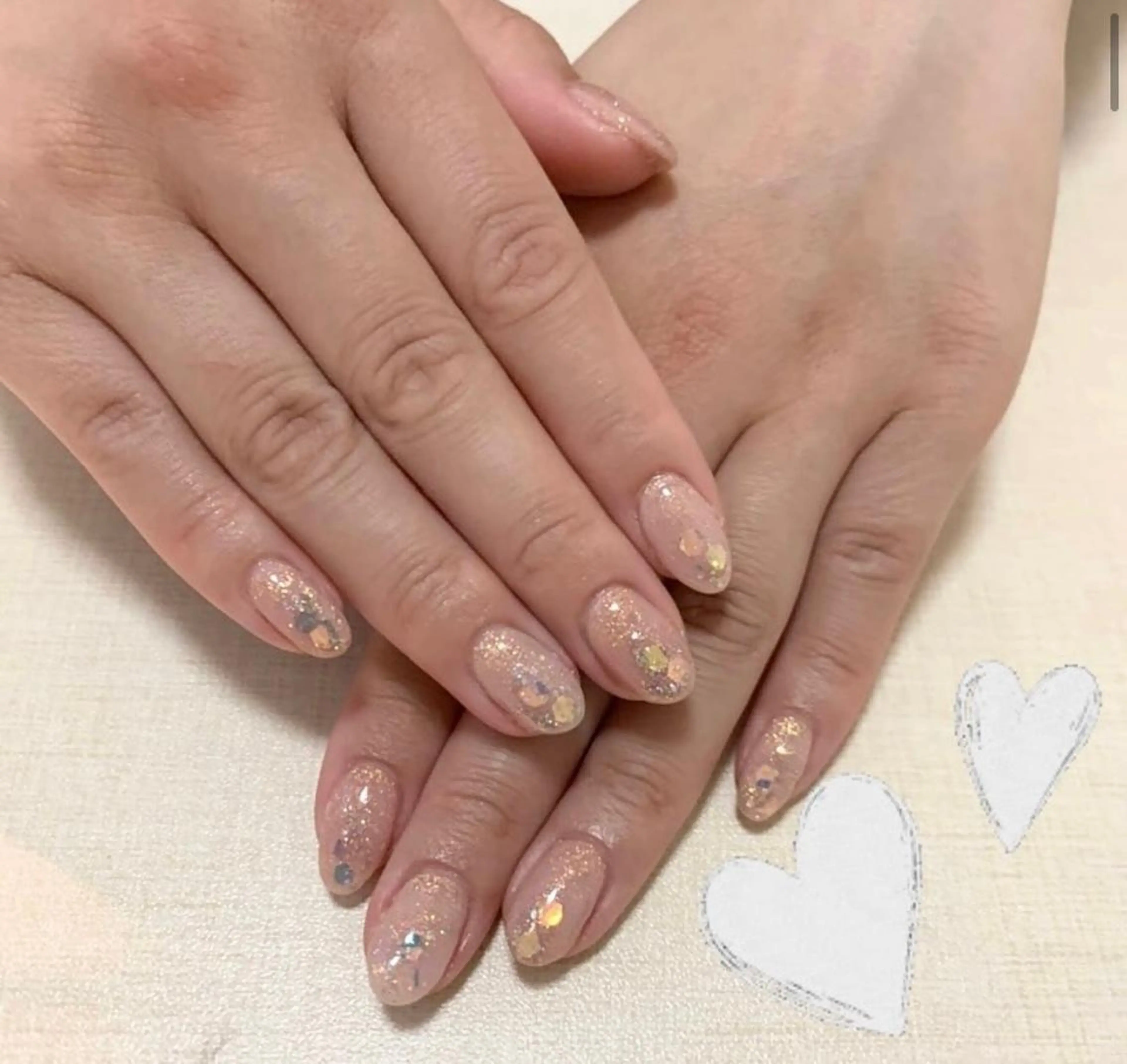 ネイル シンプルネイル ハンドネイル わたなべ さやかのネイルデザイン