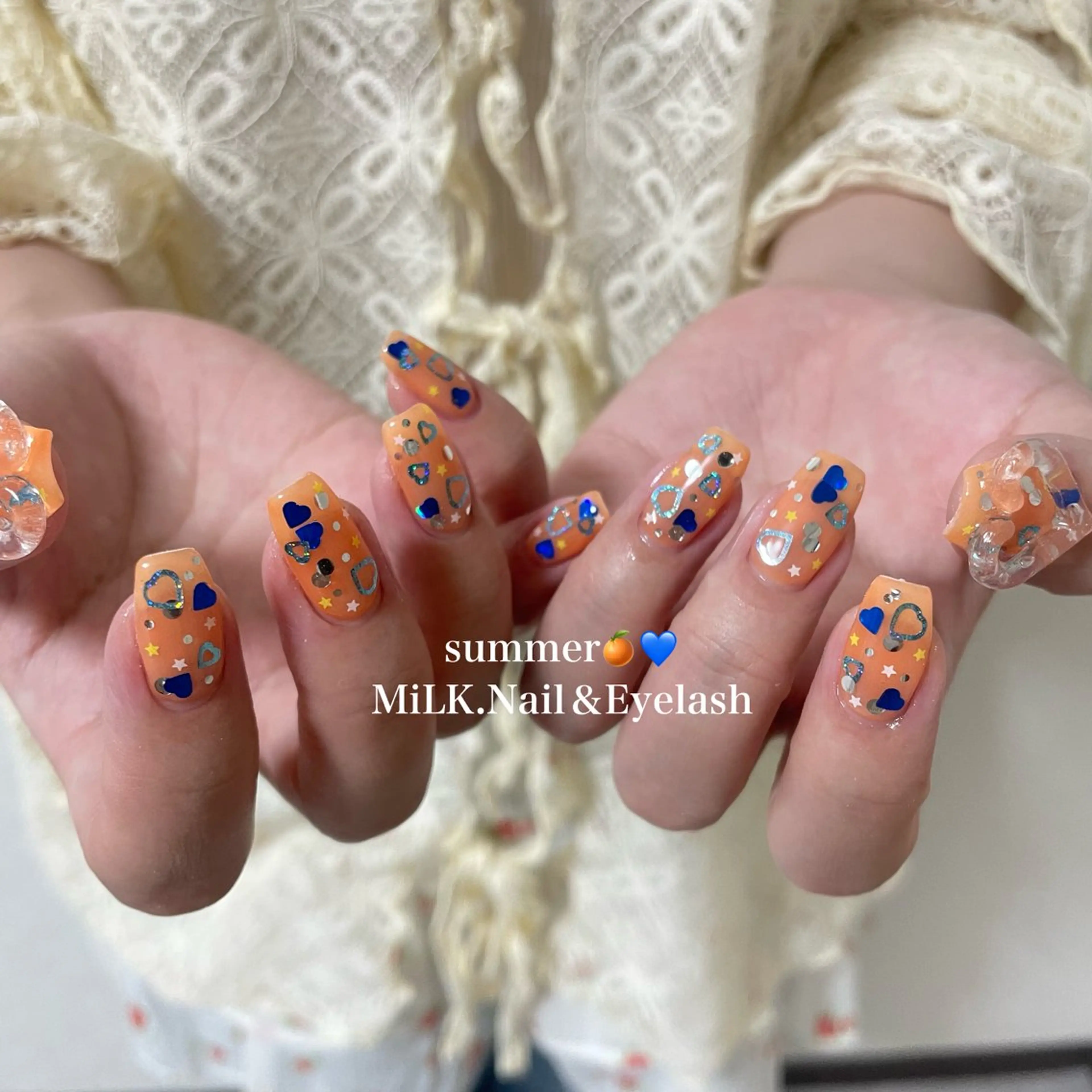 ネイル ハンドネイル MiLK. wakaのマツエク・マツパデザイン