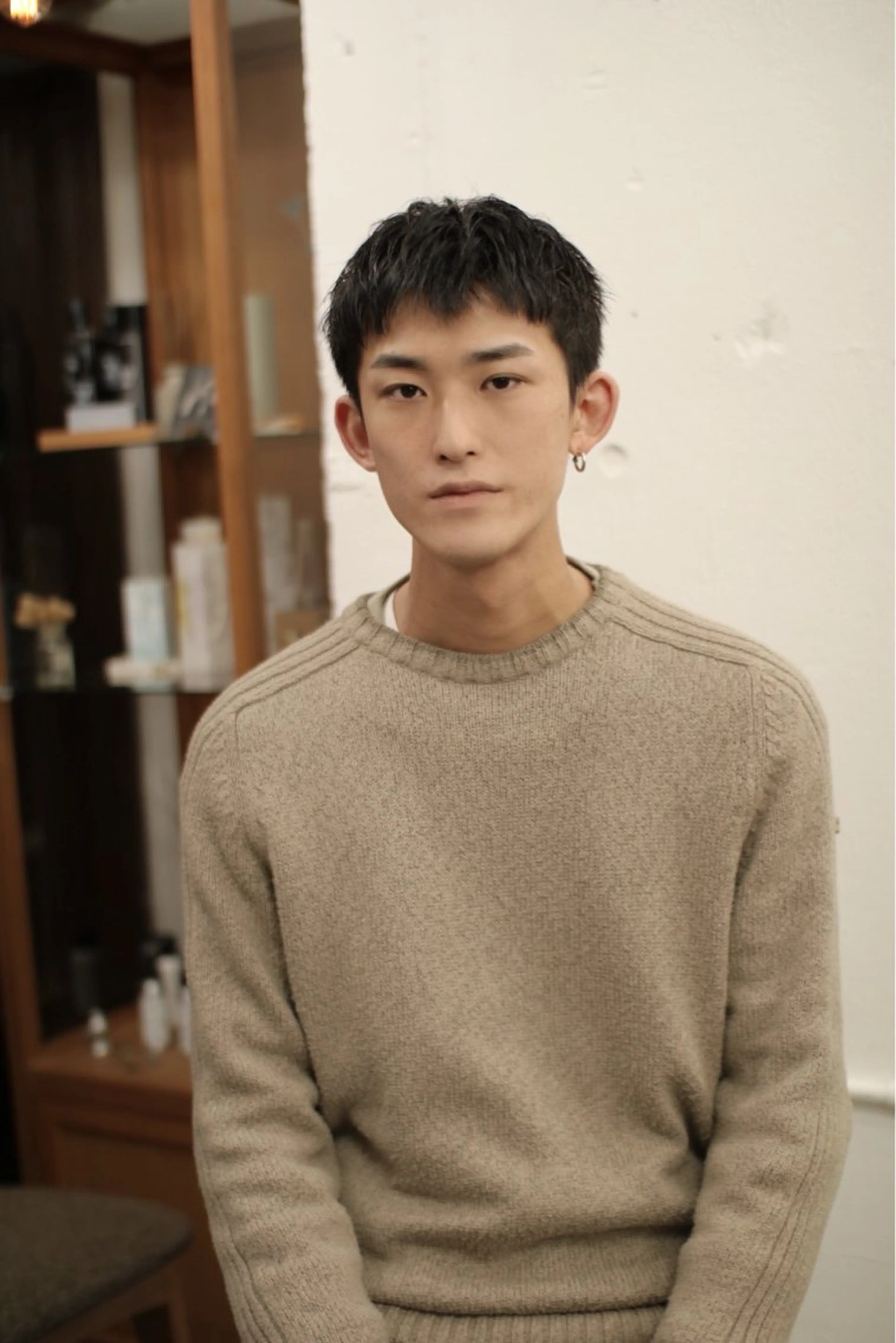 ショート メンズ カット 木村陸弥 似合わせ 透明感カラー🌿のヘアスタイル