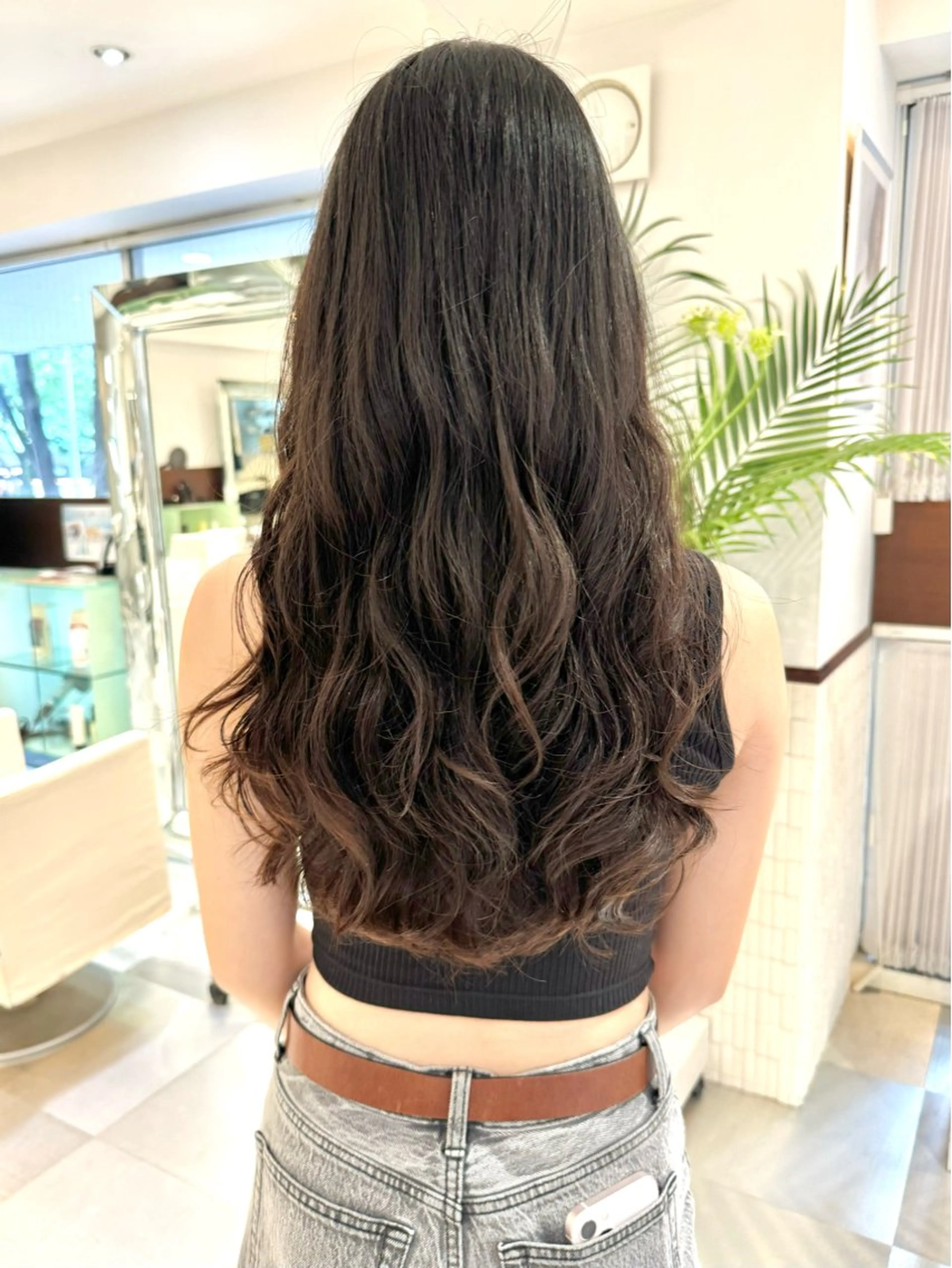 ロング パーマ ロング カット パーマ トリートメント ZENKO表参道店所属・デジタルパーマ 🌀ボブ　萩原　龍のヘアスタイル