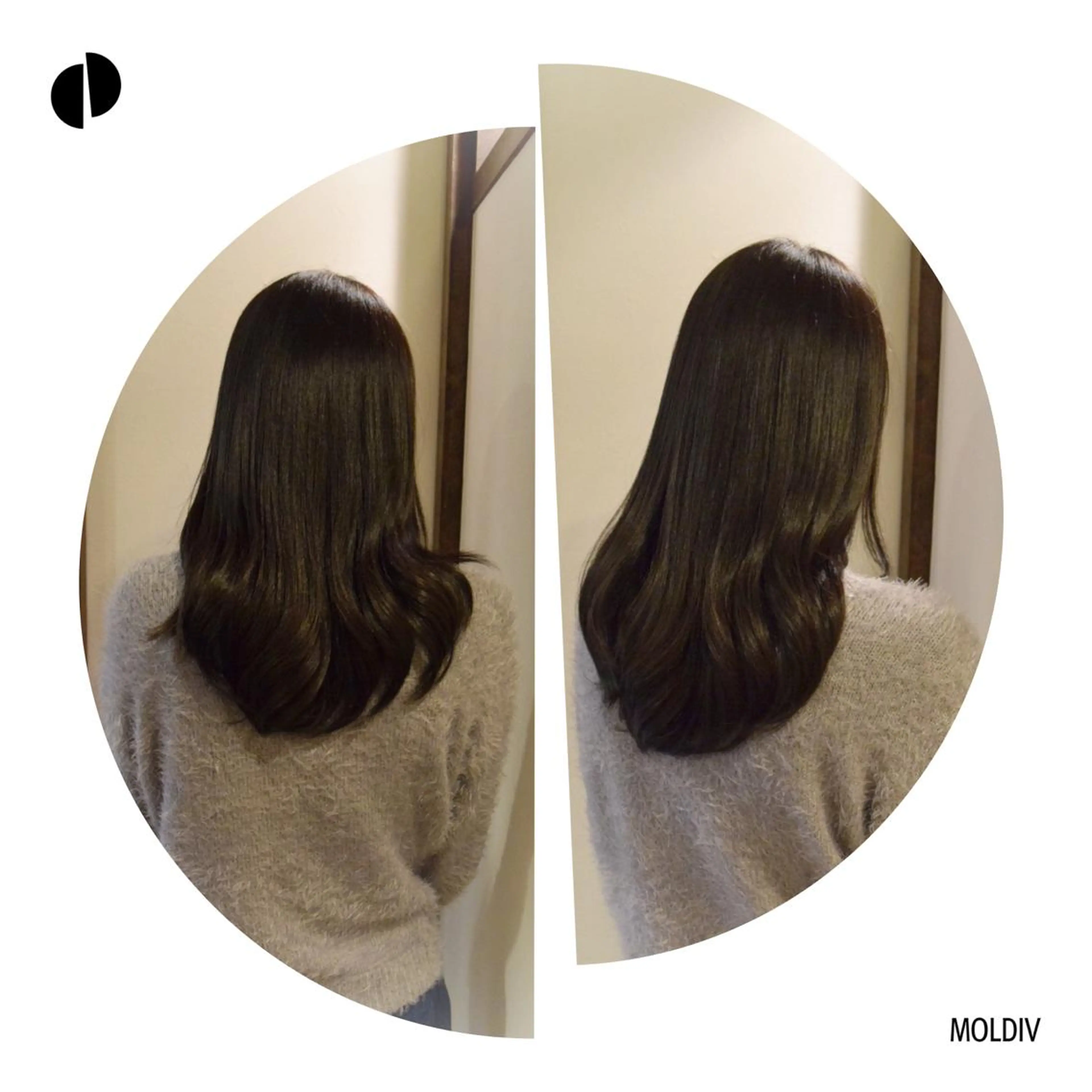 セミロング カラー ブルーカラー ✨縮毛矯正✨髪質改善 ナカシマ ユミのヘアスタイル