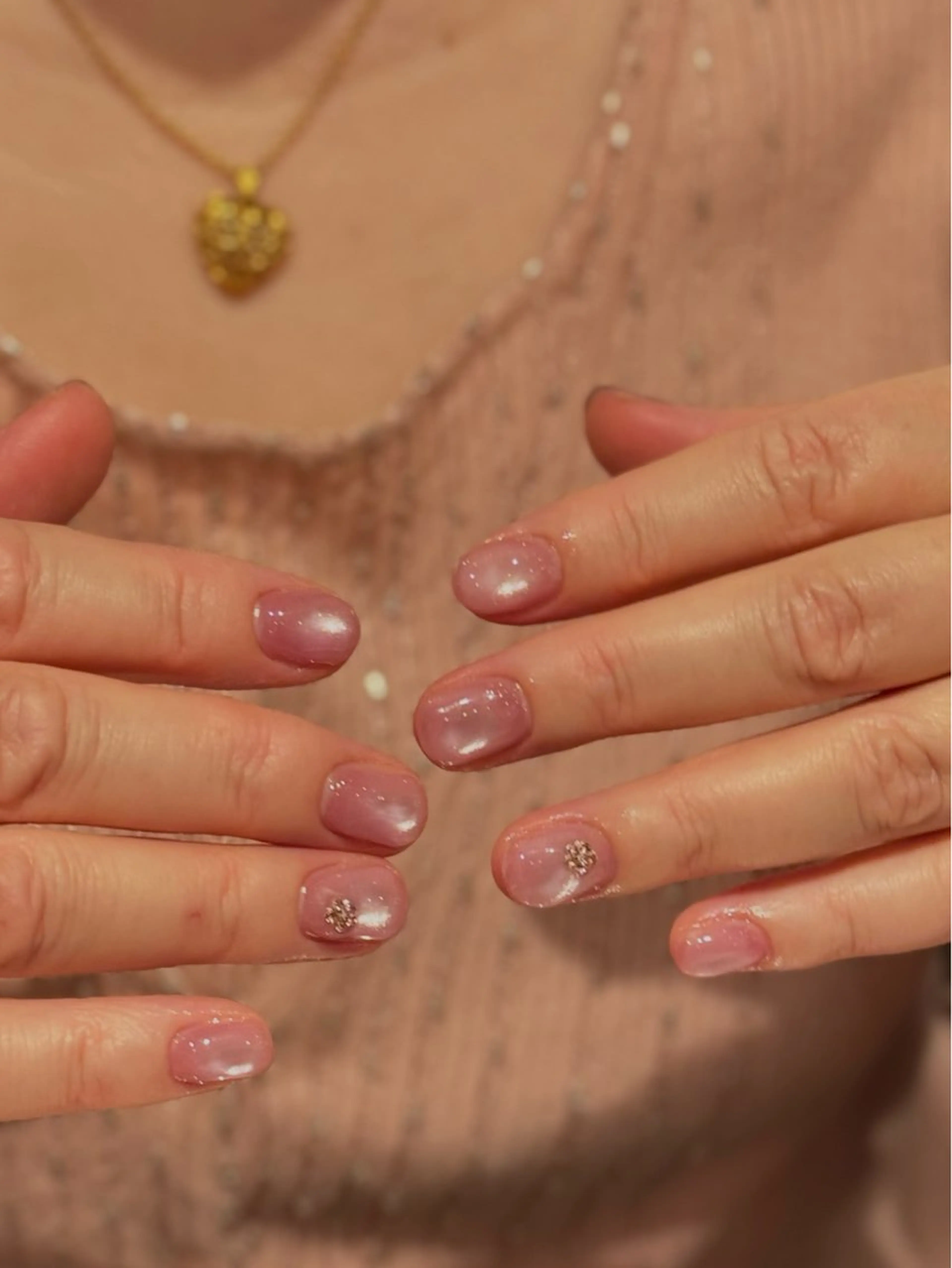 ネイル ハンドネイル Saya 海外風 マグ 華やかのネイルデザイン