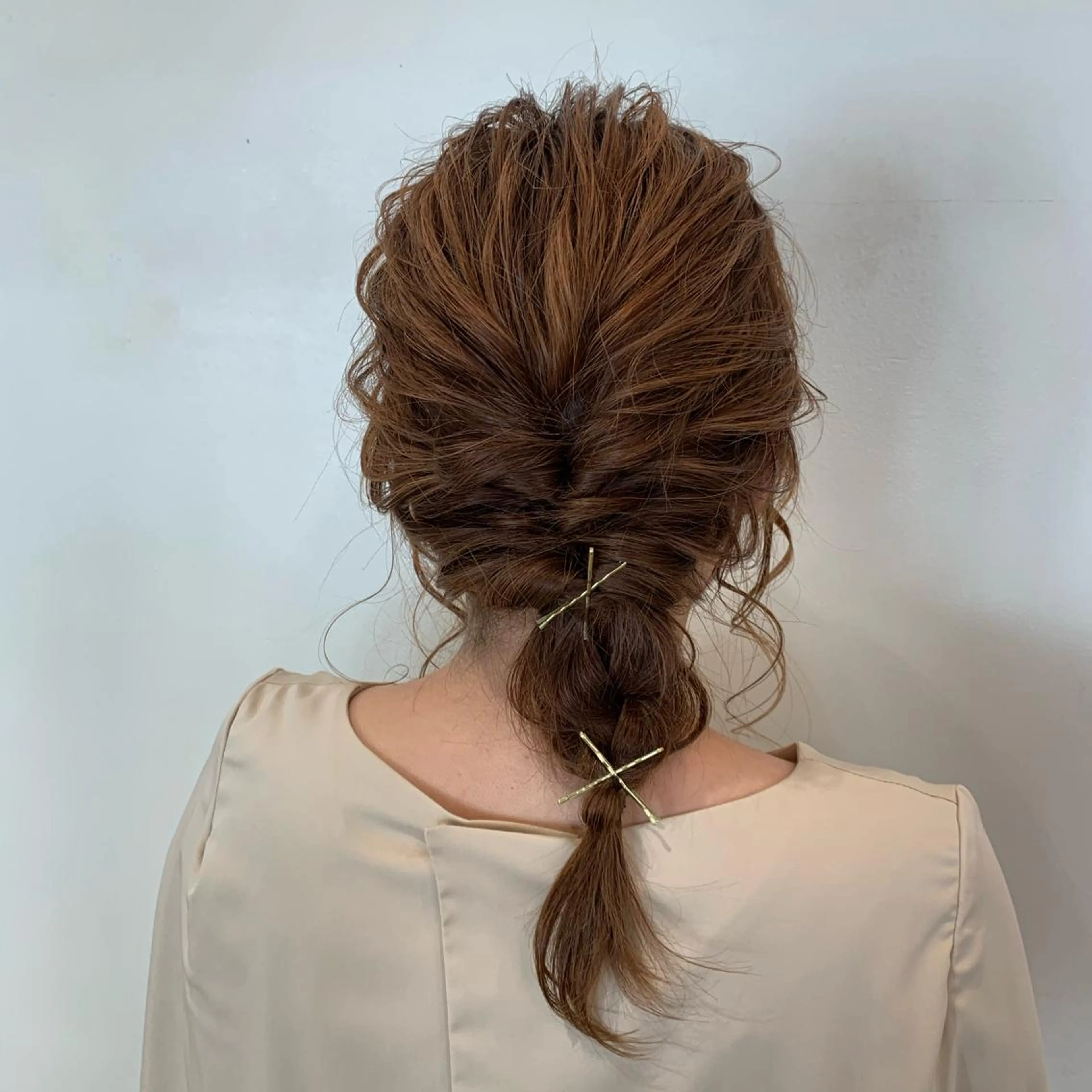 セミロング カラー ヘアアレンジ 髪質改善✨艶髪師 黒木大貴のヘアスタイル