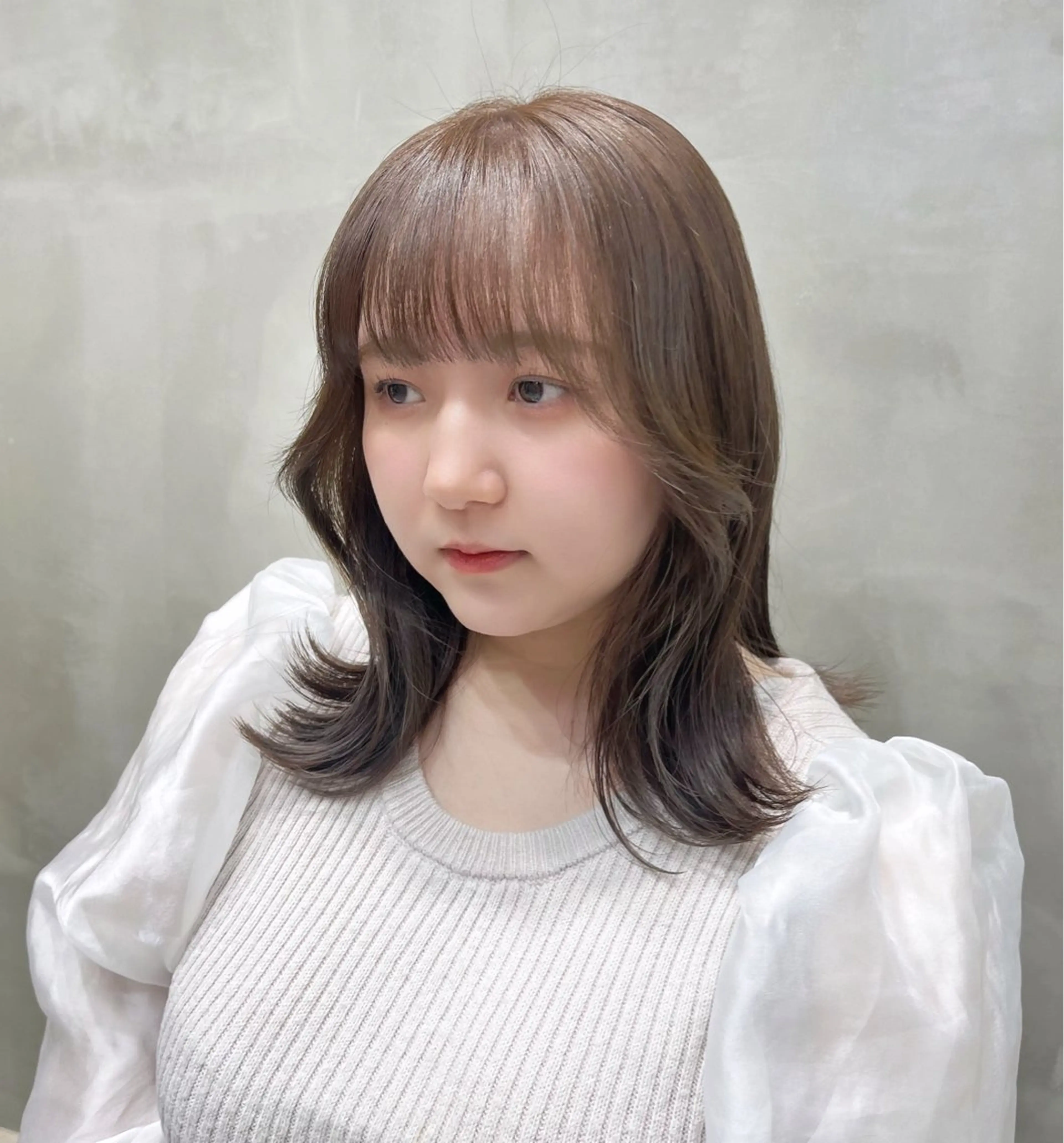 ロング カラー ブリーチ ダブルカラー ブリーチなしカラー ナツミ/透明感カラー /酸性縮毛矯正のヘアスタイル