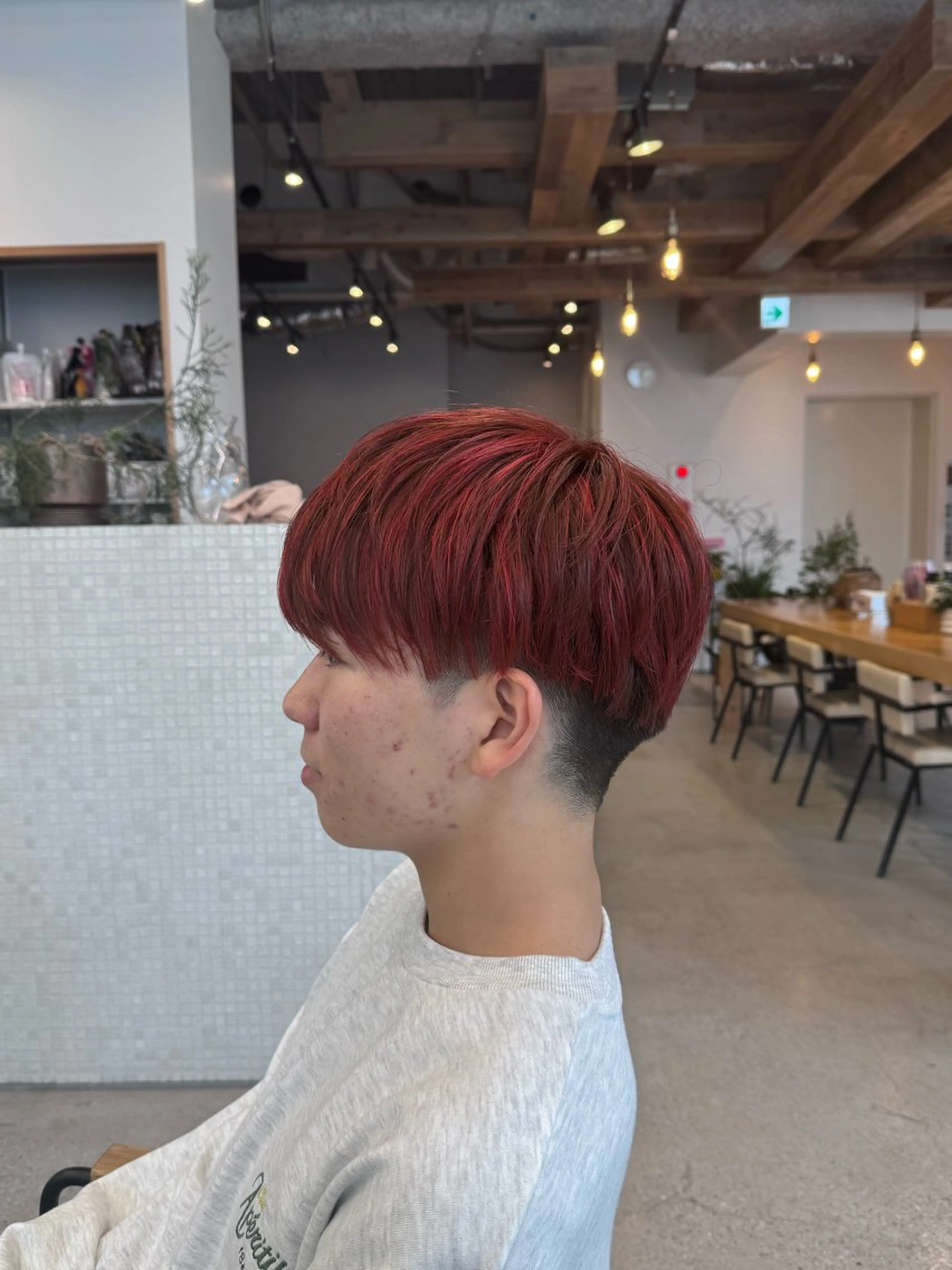 ショート メンズ シャドウパーマ No.1うえちりくのヘアスタイル