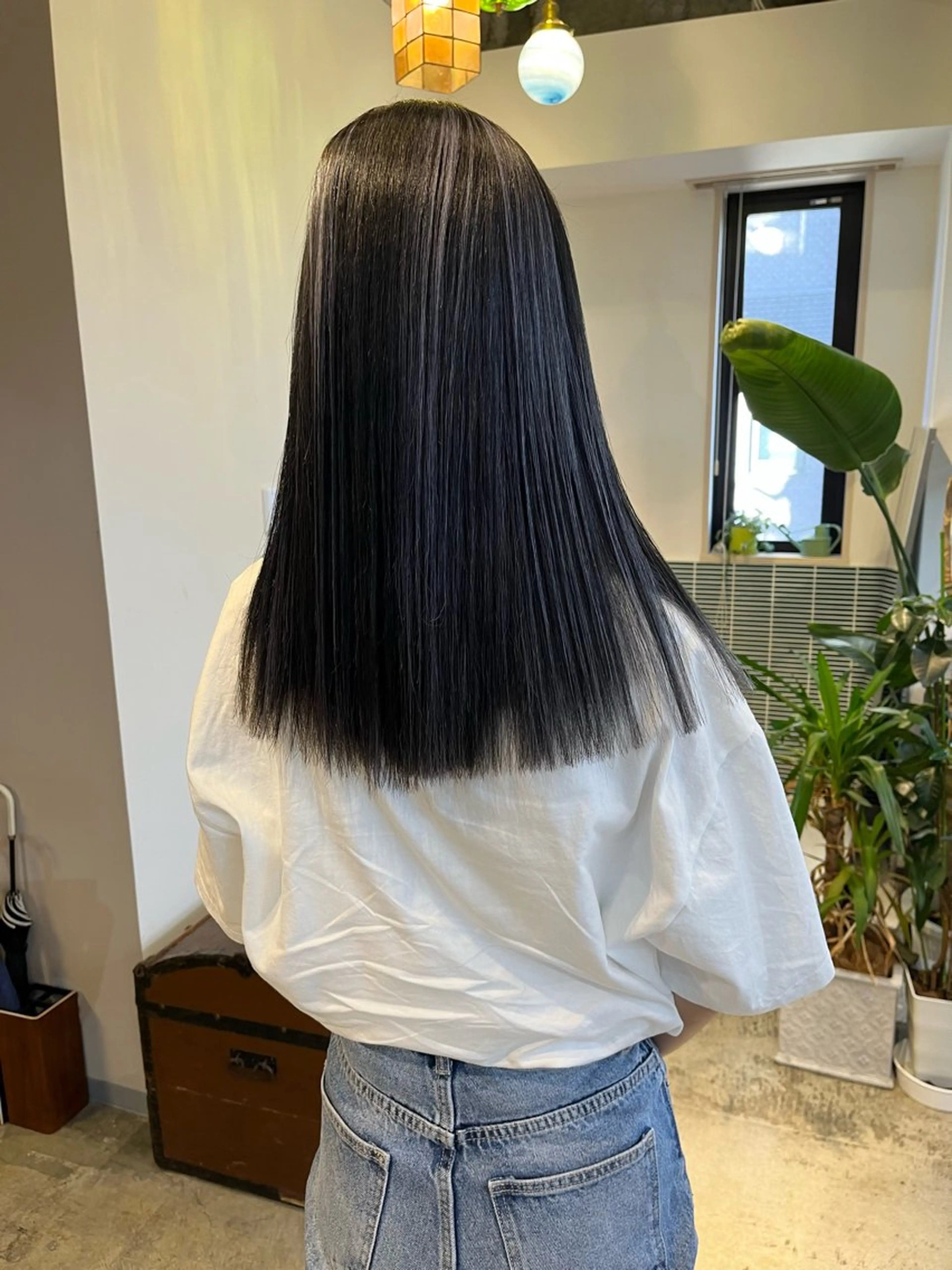 ミディアム カラー ブリーチ ハイライトカラー ハイライト カット ヘアカラー トリートメント 🩷ハイトーン透明感 レイヤー🩷ユリカのヘアスタイル