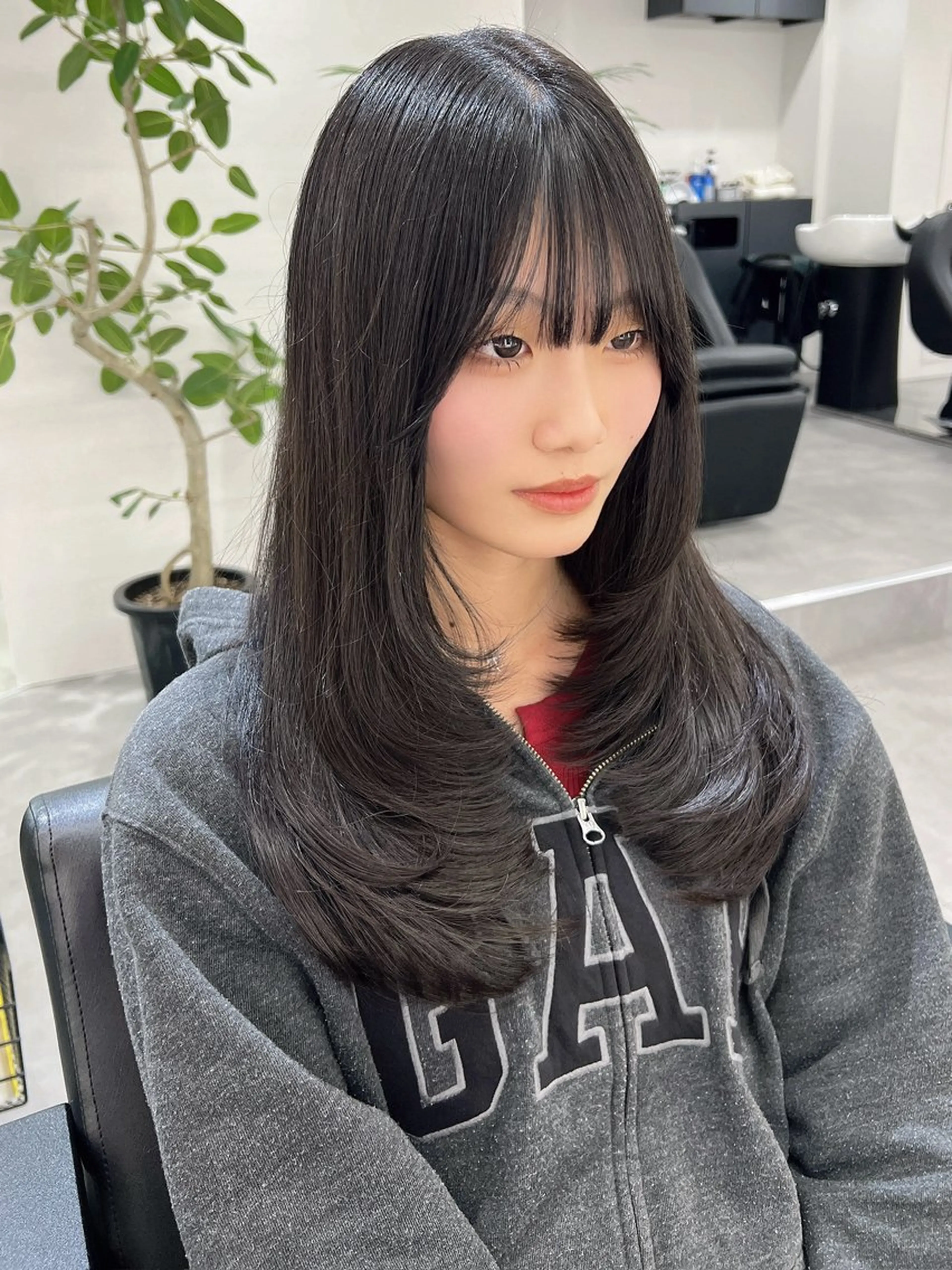 ロング カット トリートメント レイヤー/髪質改善 SOA大槻 純也のヘアスタイル