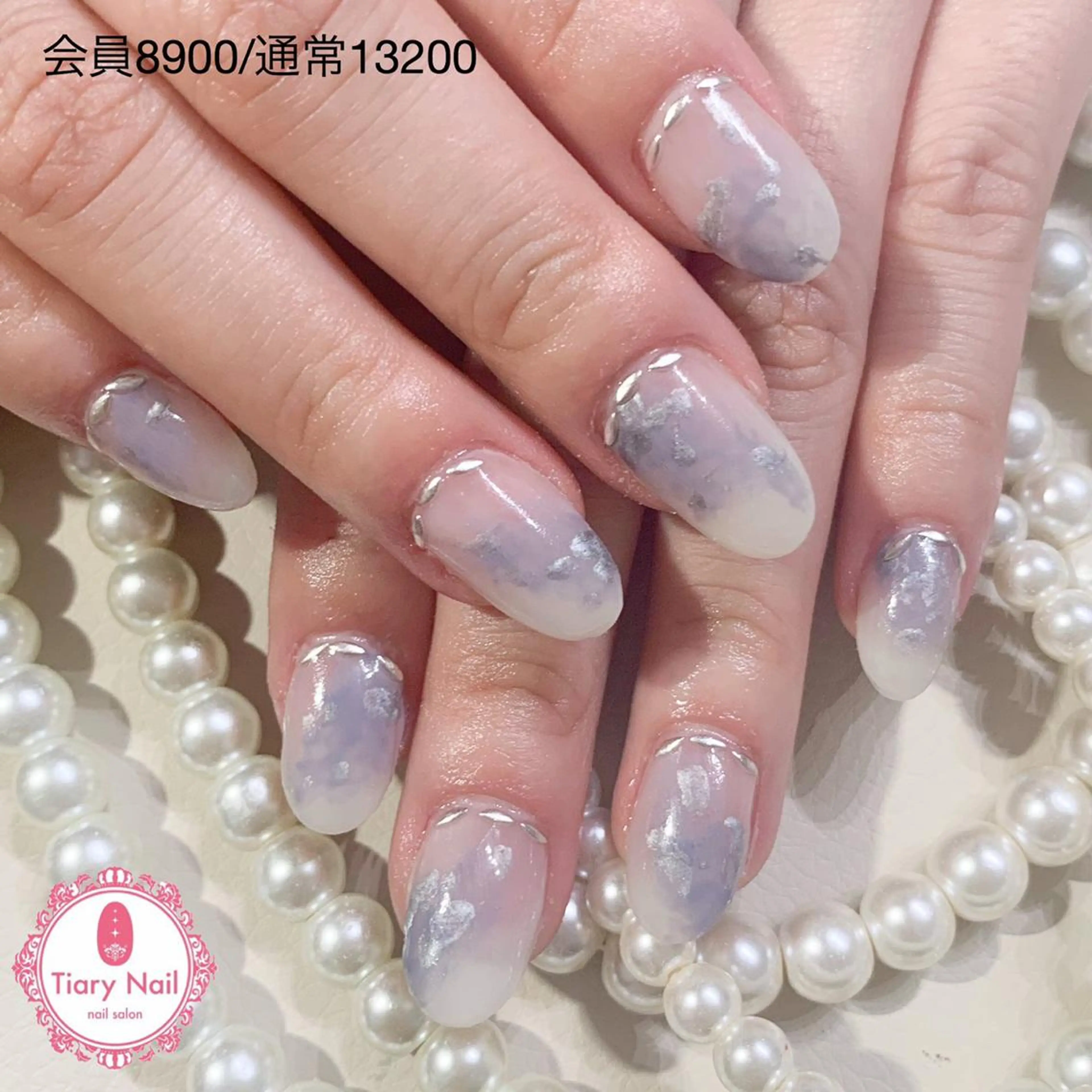 ネイル 桜ネイル 長さ出し ニュアンスネイル オフィスネイル スカルプネイル 💗🪽Tiary Nail🪽💗のネイルデザイン