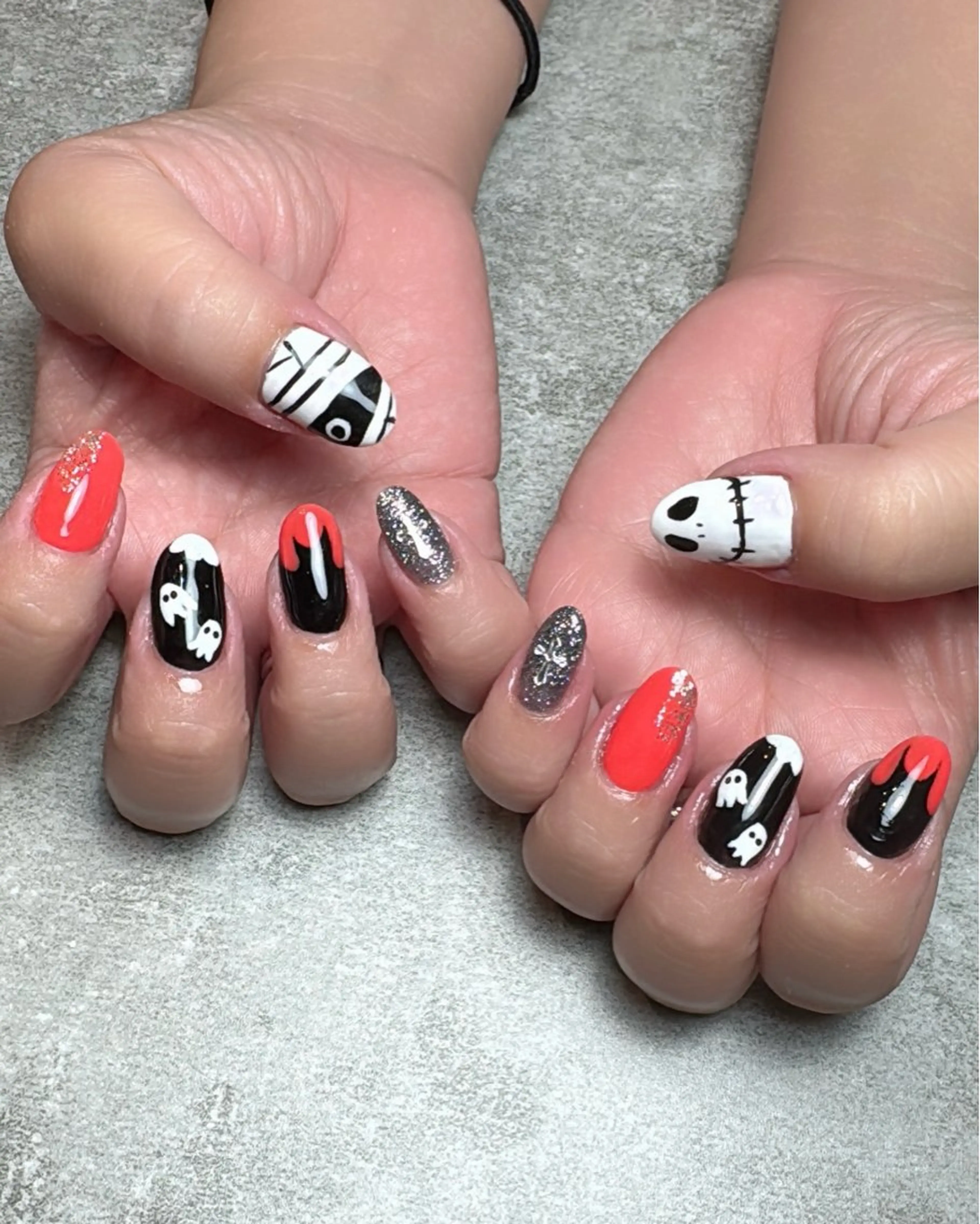 ネイル ハロウィン ハンドネイル MATATABI. kumiのネイルデザイン