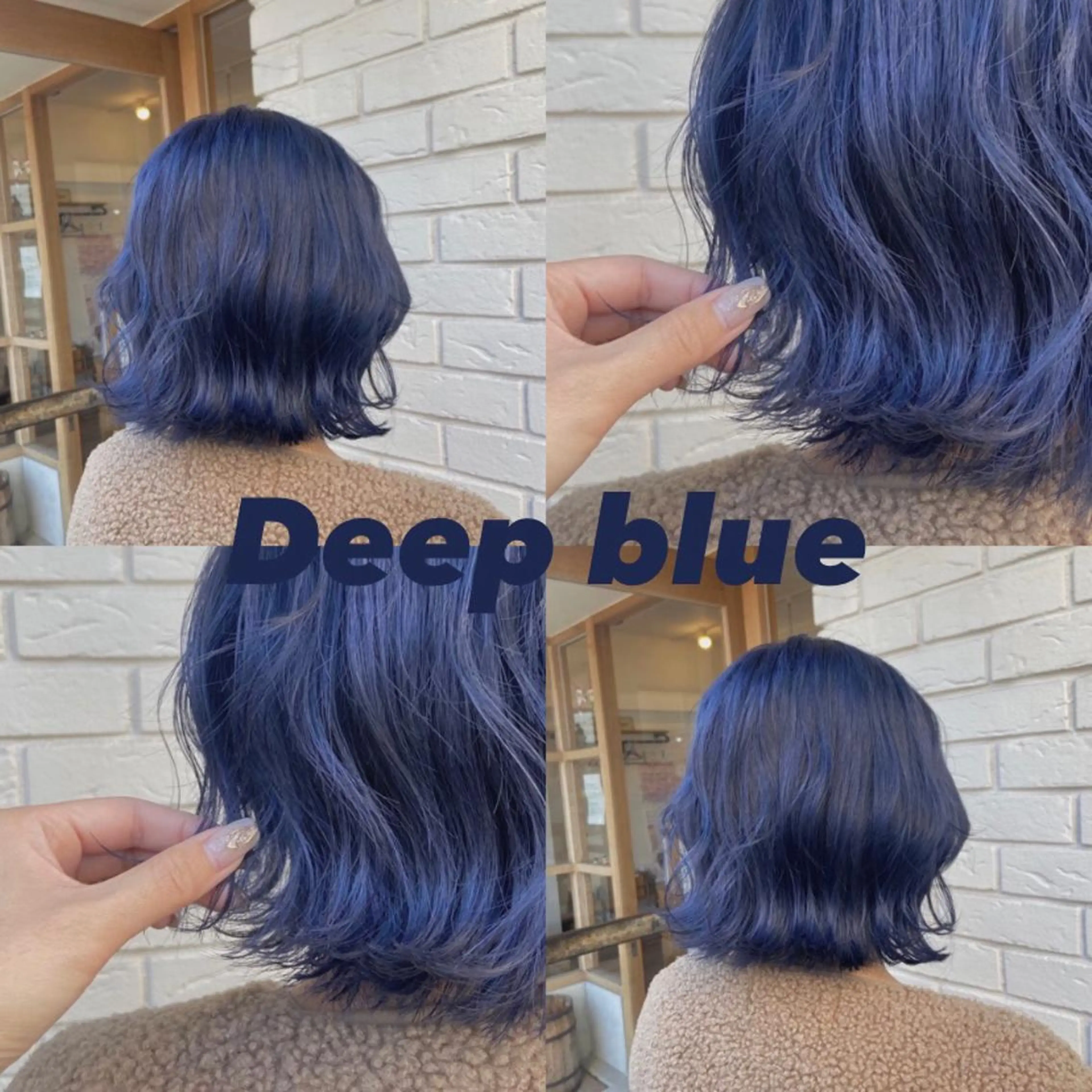 セミロング 韓国|ミルクティ momoeのヘアスタイル