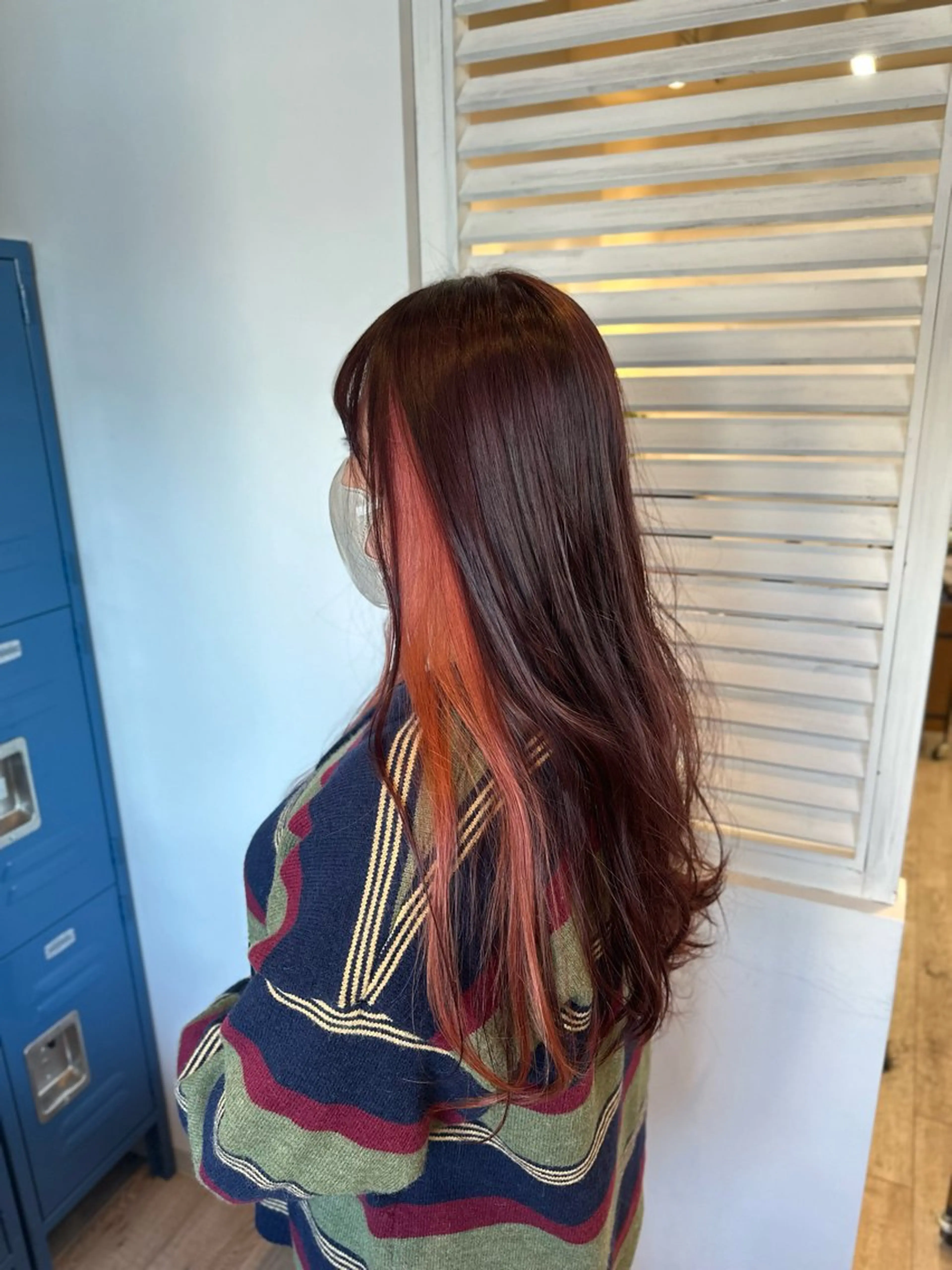 ロング カラー ヘアカラー 下島 優人のヘアスタイル