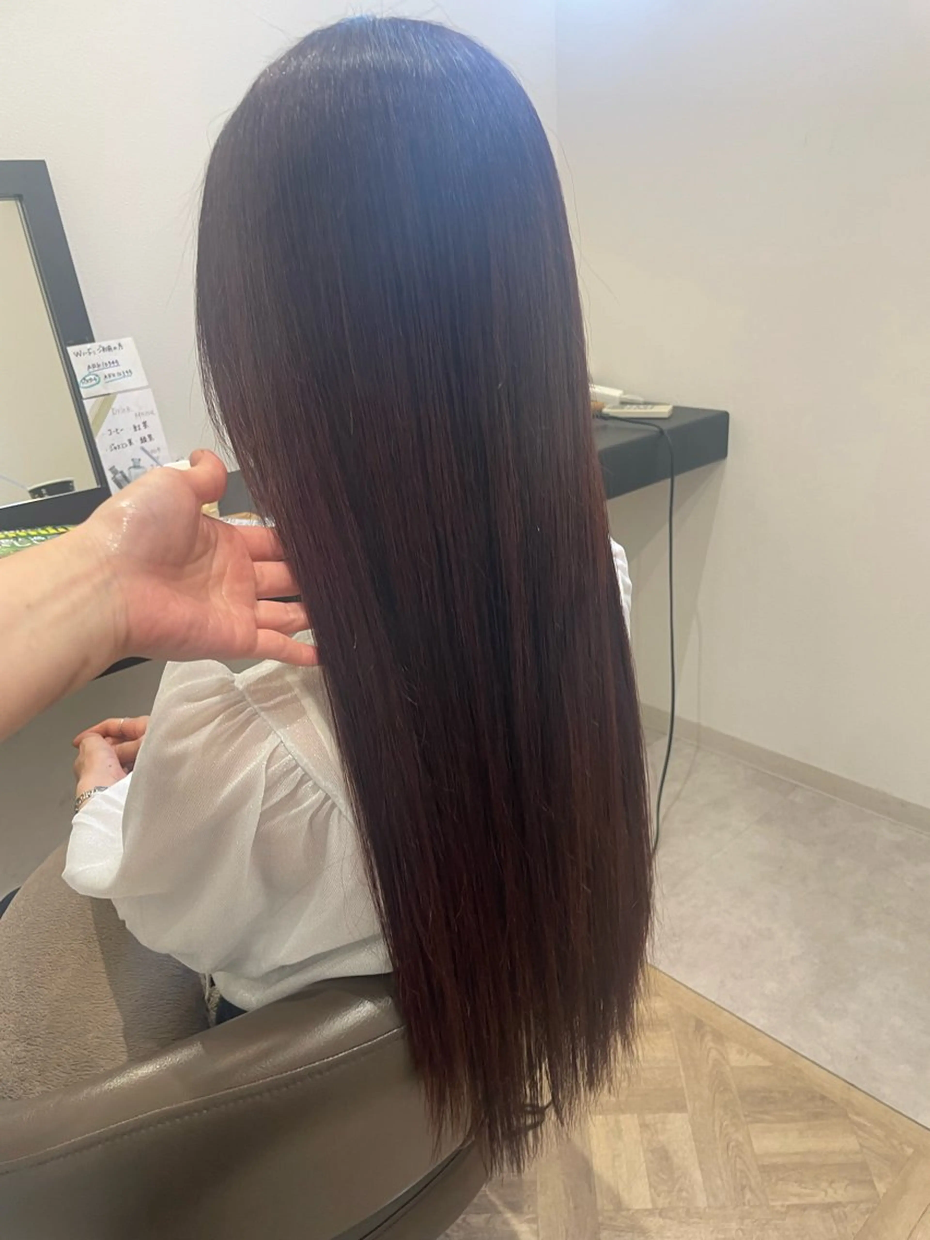 ロング パーマ 山越 美裕樹のヘアスタイル