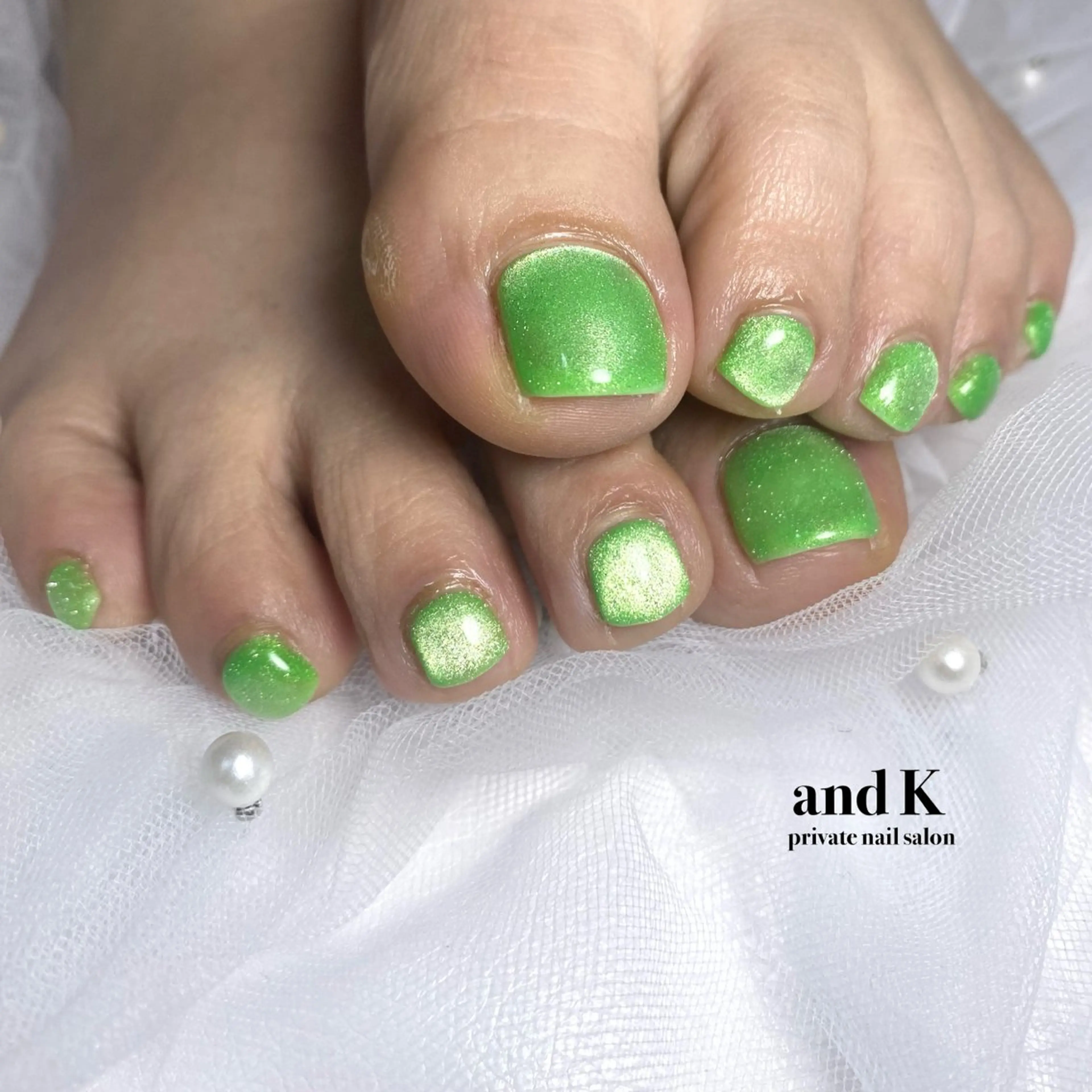 ネイル フットネイル マグネットネイル andK nail salonのネイルデザイン