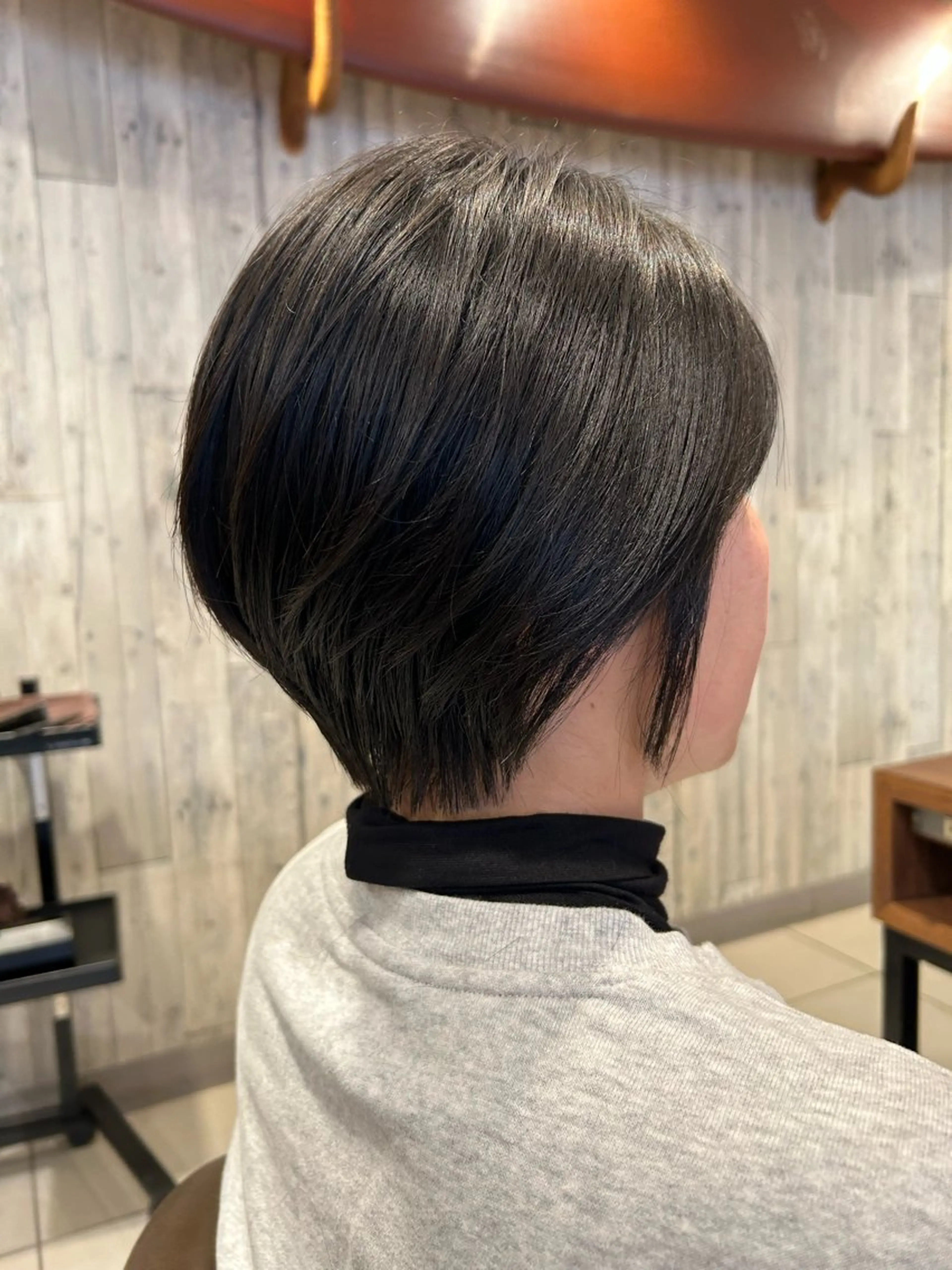 ショート ボブ ショートヘア 深田 幸暉のヘアスタイル