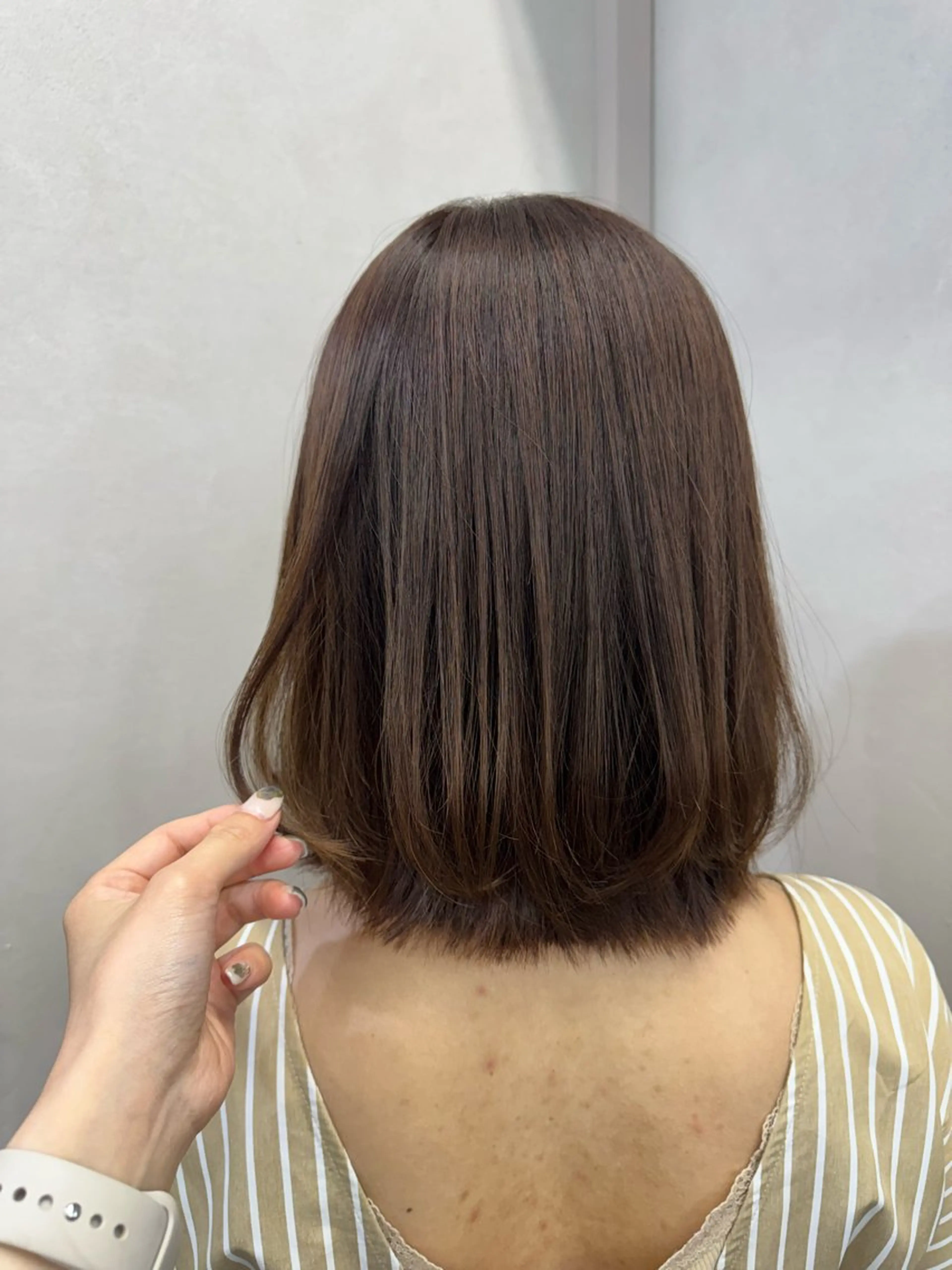 ミディアム 縮毛矯正 CLUTCHmuk. AIRI／完全個室のヘアスタイル