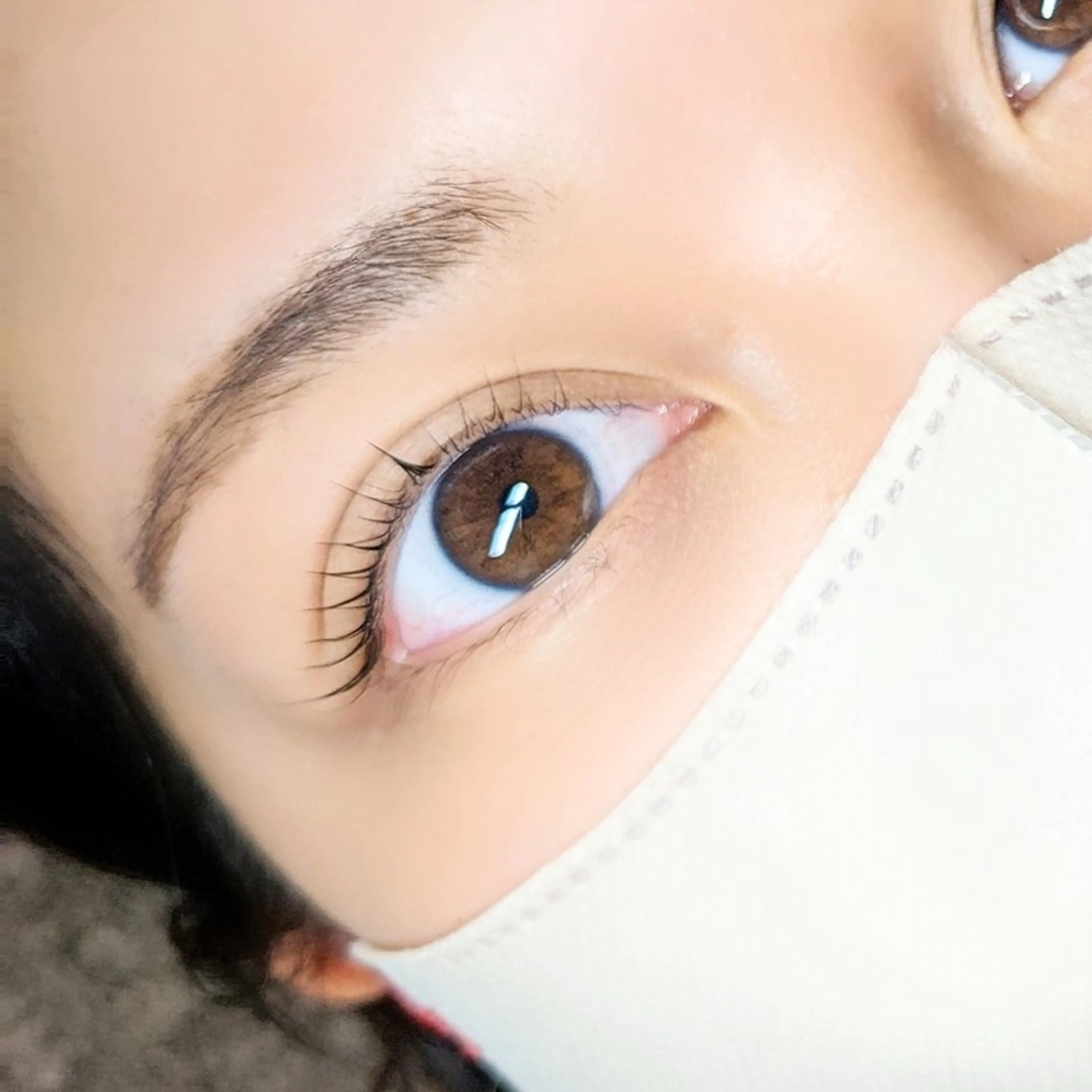 当店お試し価格★《初回のみ》《RUSHLIFT》まつげパーマ☆エグータムクリアマスカラコーティング付の写真