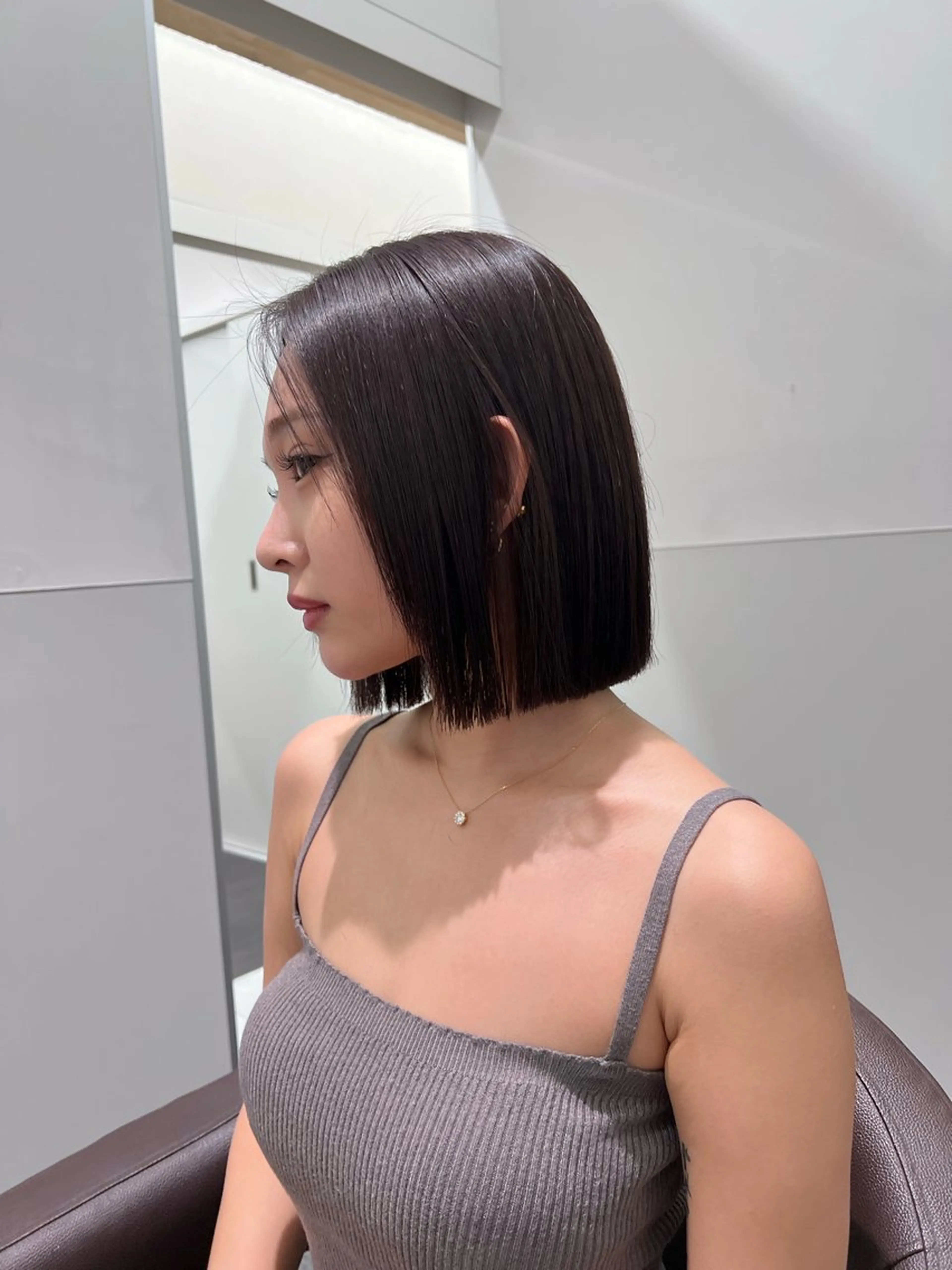 ショート カラー カット トリートメント 渋谷/ボブ×髪質改善 輝来のヘアスタイル