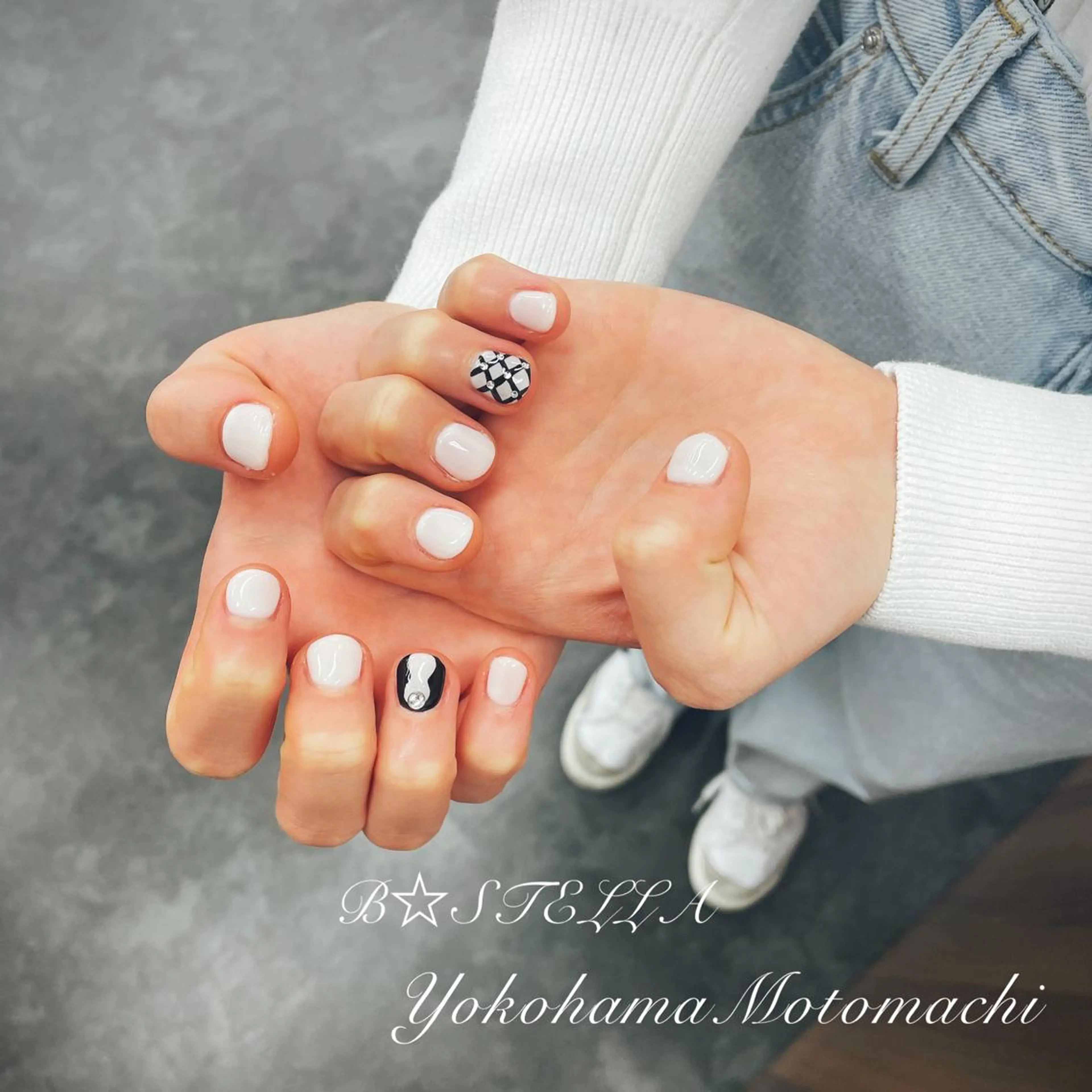 ネイル オーロラネイル クリアネイル フットネイル フレンチネイル ジェルネイル ハンドネイル フットネイル B☆STELLA SATOのネイルデザイン
