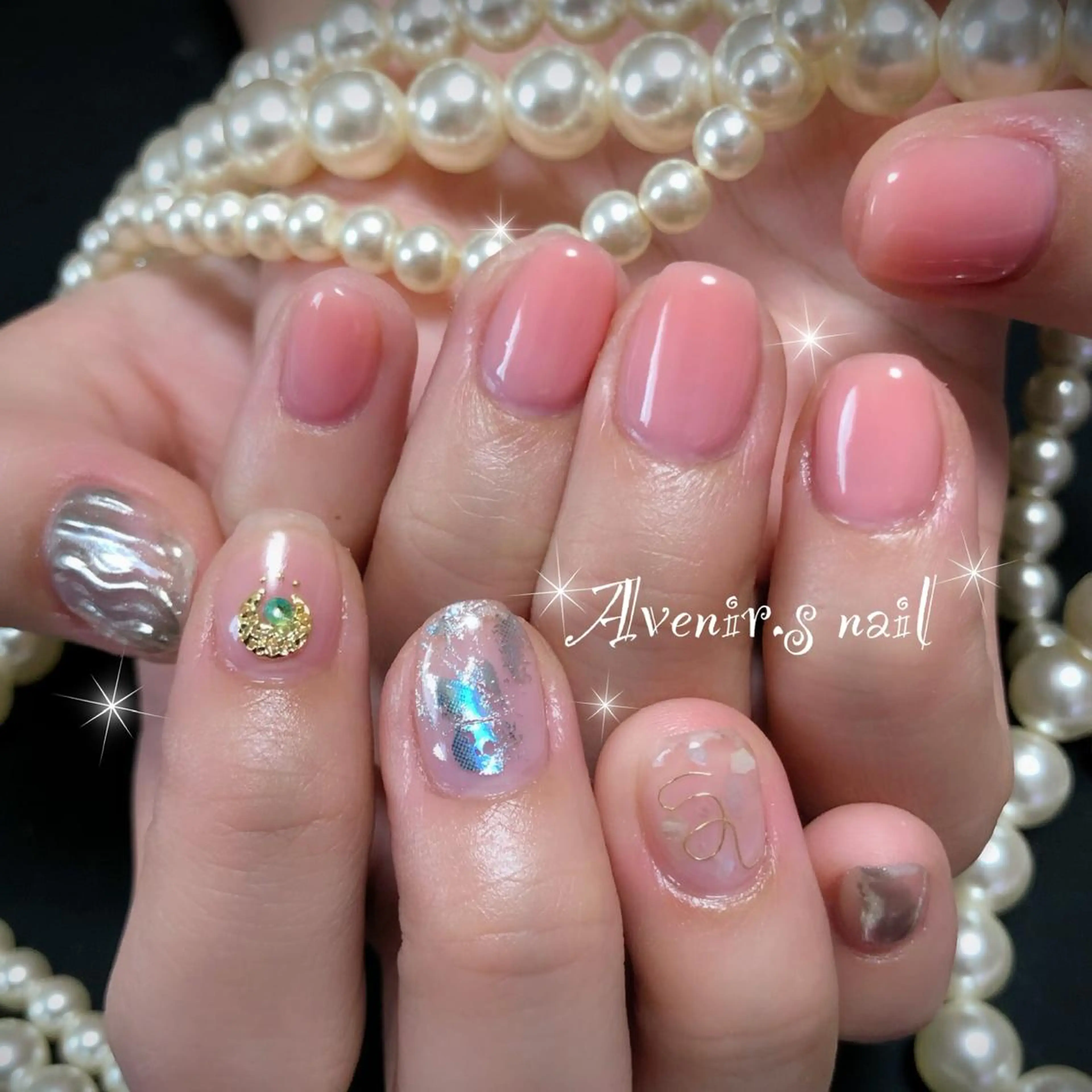 ネイル ニュアンスネイル Home Salon Avenir.のネイルデザイン