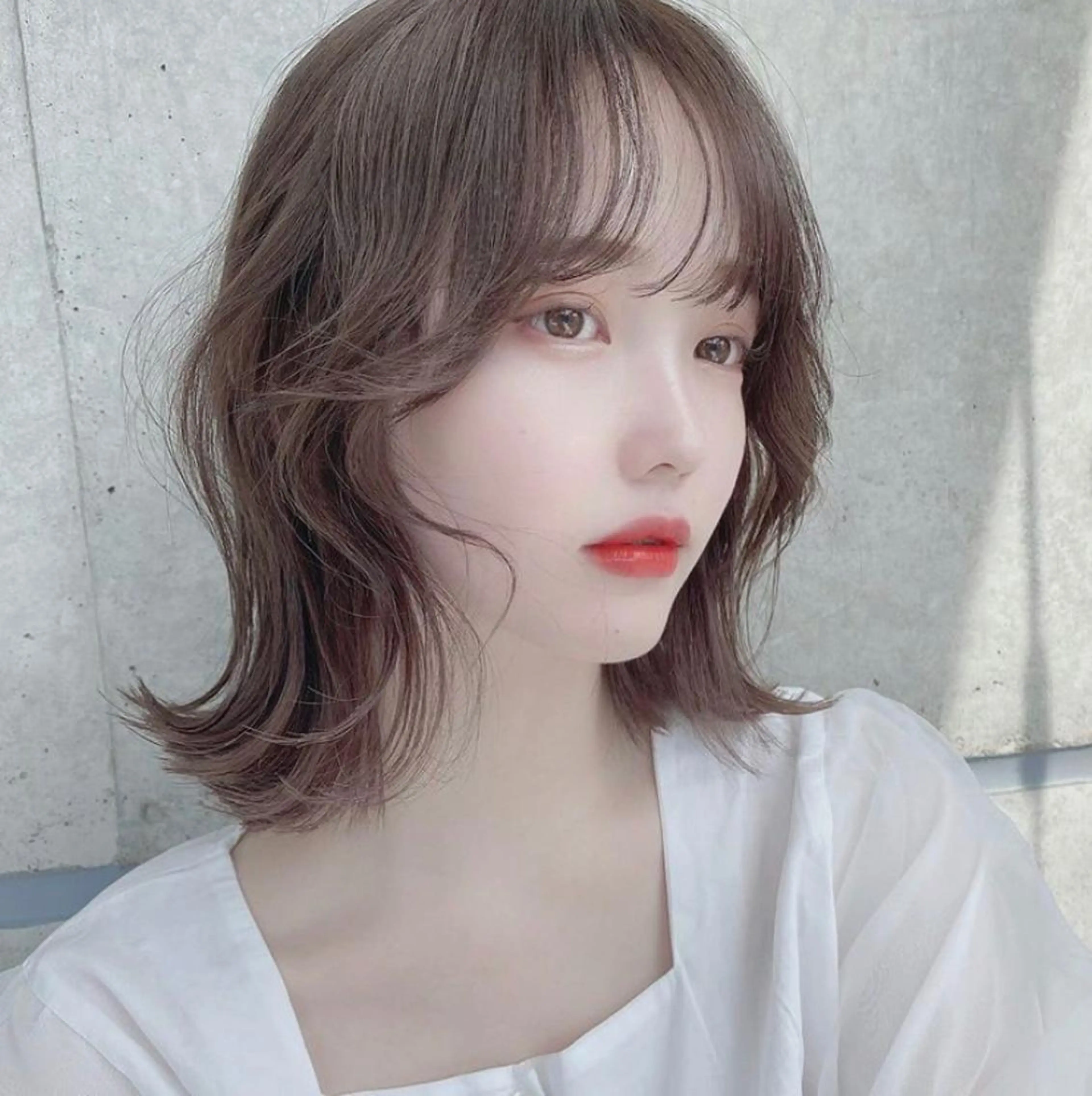 ミディアム カラー ベージュカラー ラベンダーカラー ラベンダーピンク ピンクカラー ピンクベージュ Roid 代表✨HIROのヘアスタイル