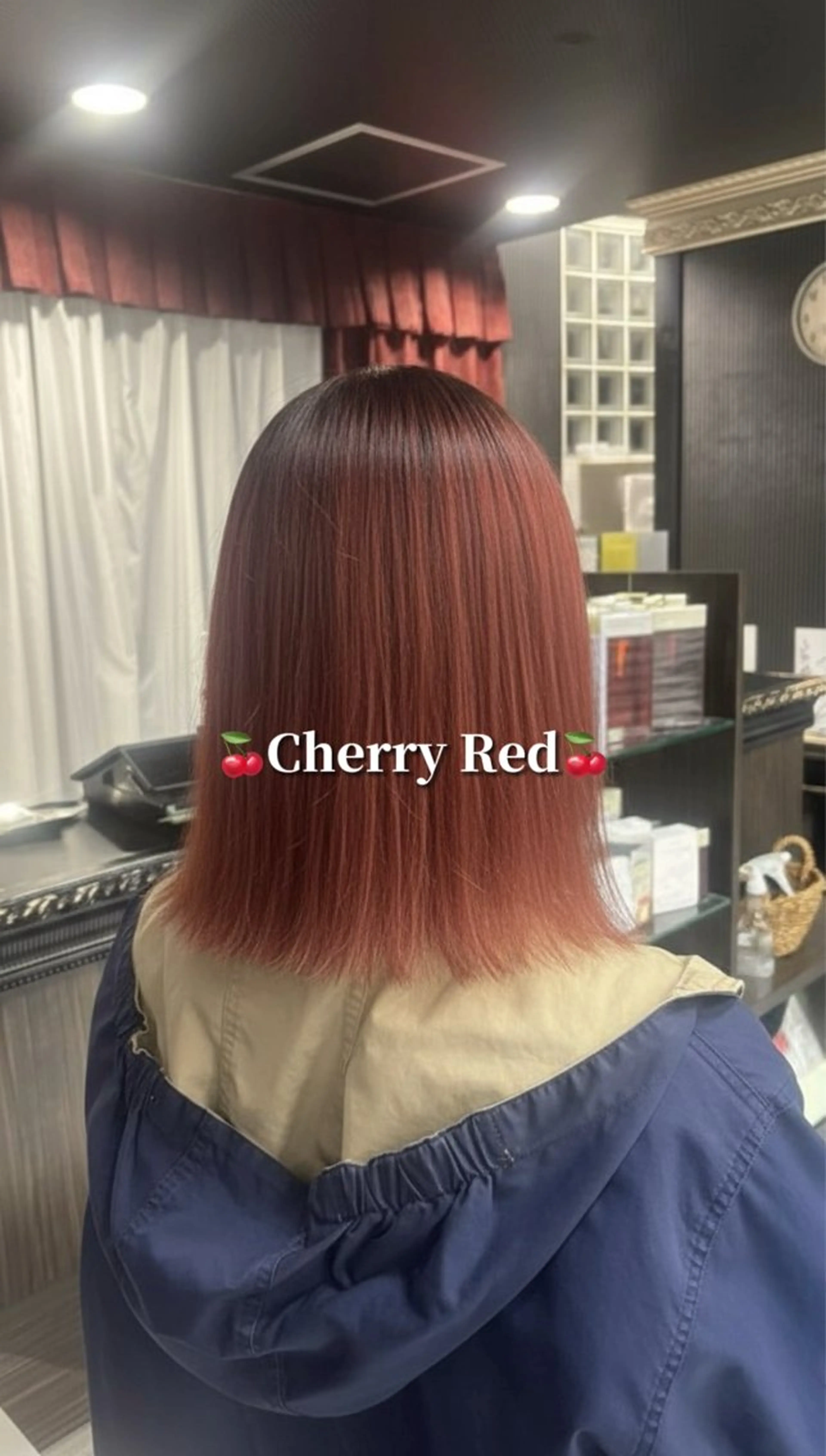 セミロング ヘアカラー ボブカットモデル募 集🩵AYAKA🩵のヘアスタイル