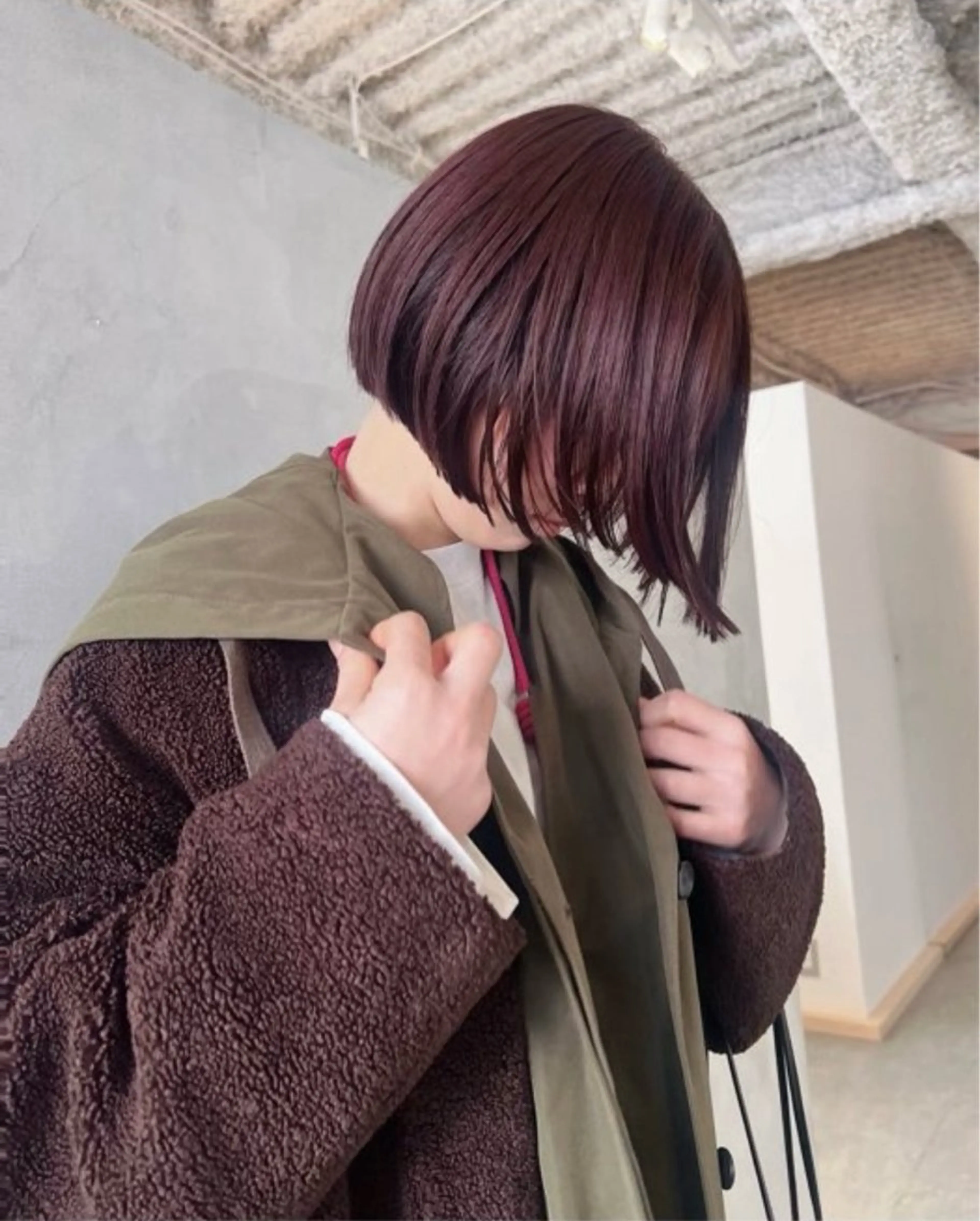 カラー ヘアカラー 熊谷 由貴のヘアスタイル