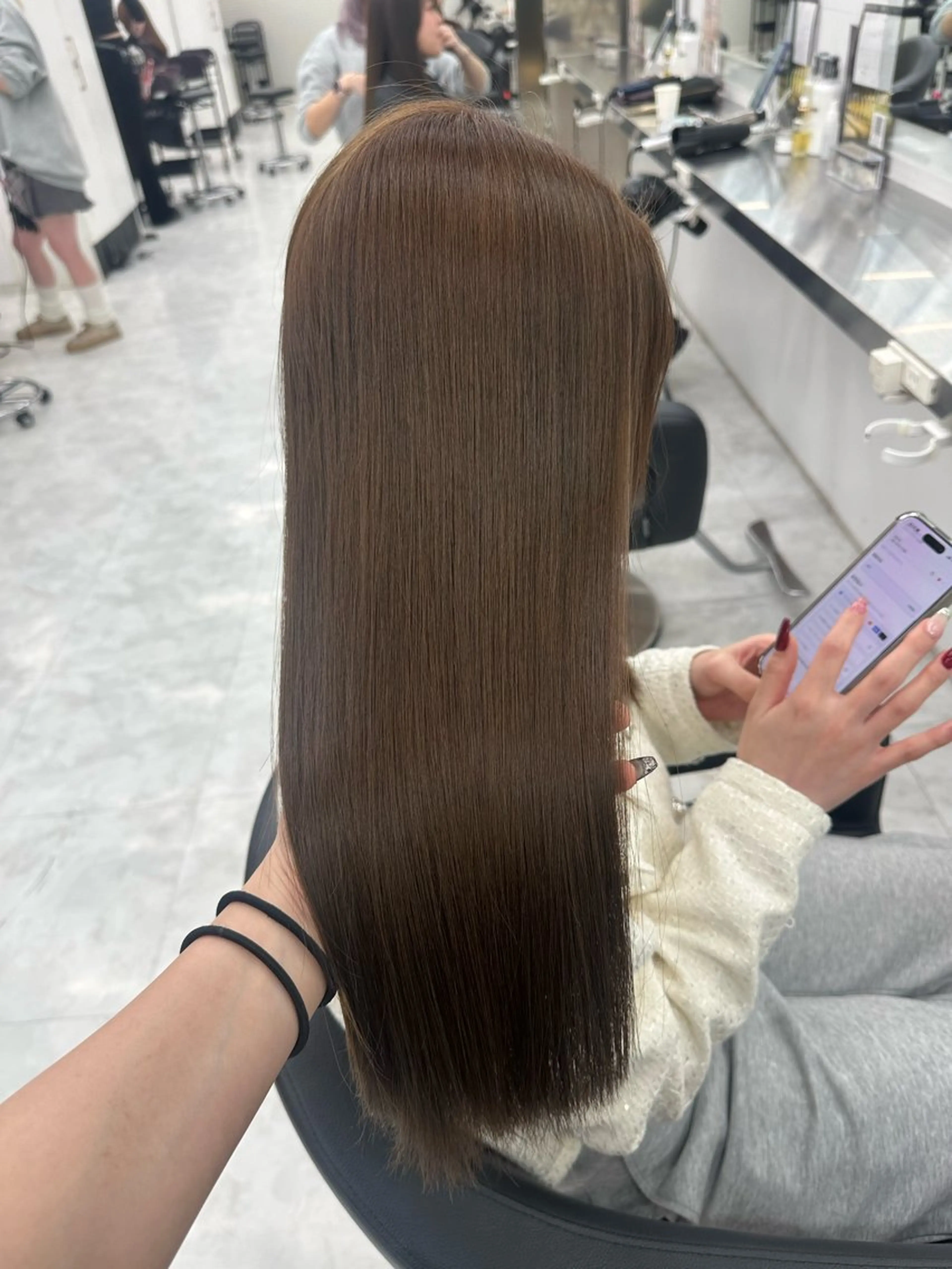 カラー 透ける透明感カラー 🎀anju/渋谷のヘアスタイル