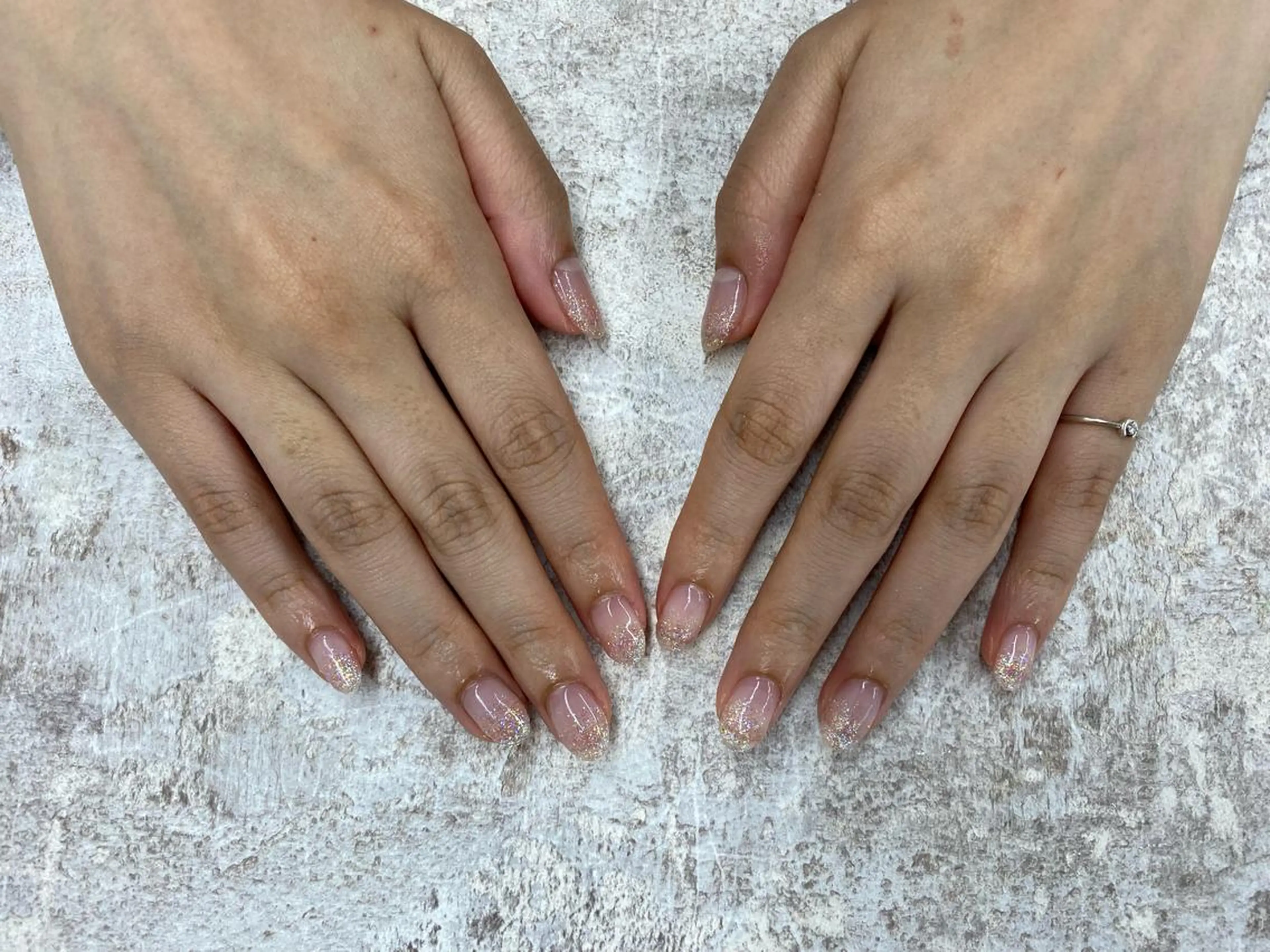 ネイル ラメ(グリッター) ラメグラデーション Basic町田本店 EMIRIのネイルデザイン