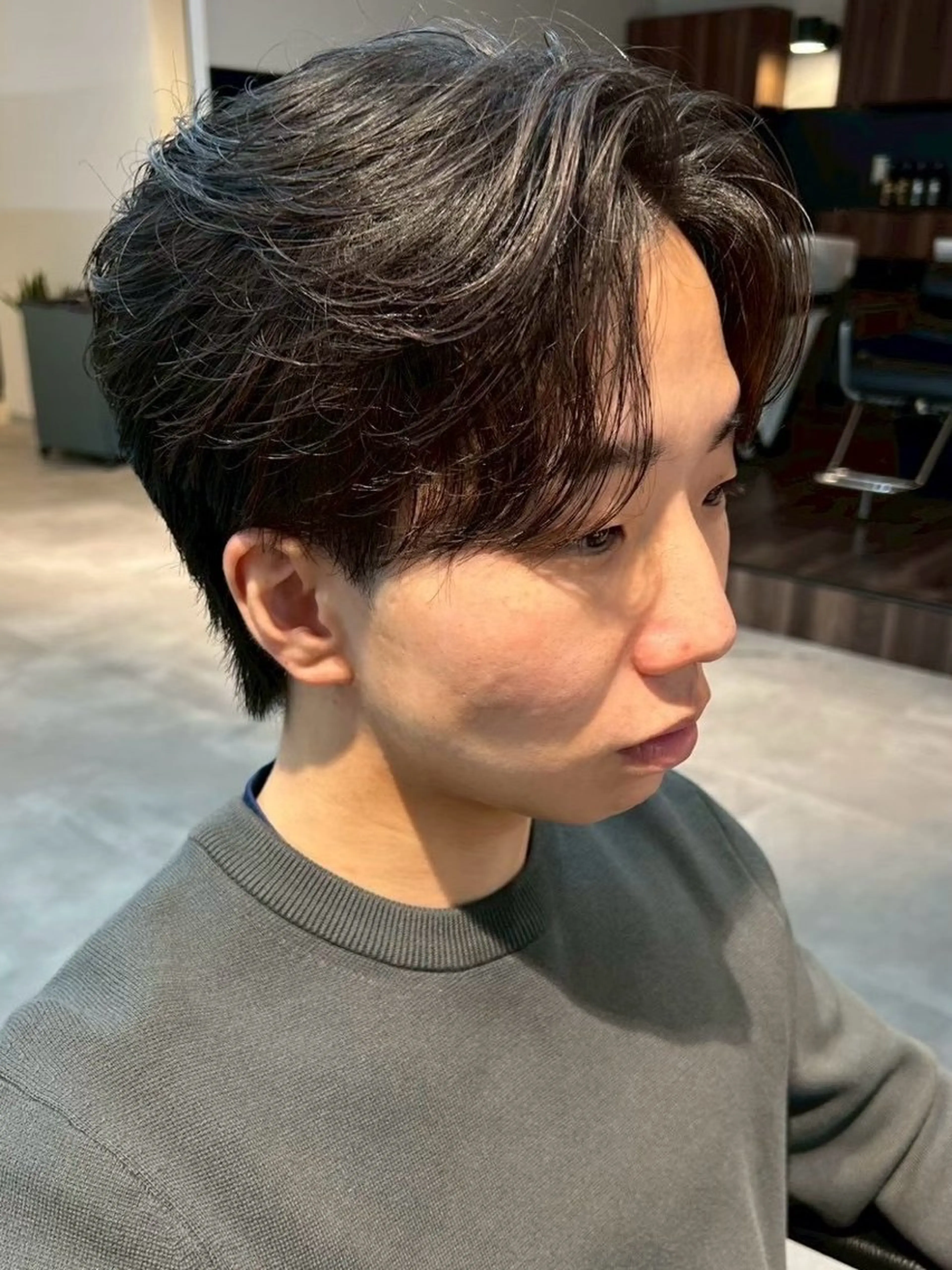 ミディアム メンズパーマ特化 /メンズ支持率◎のヘアスタイル
