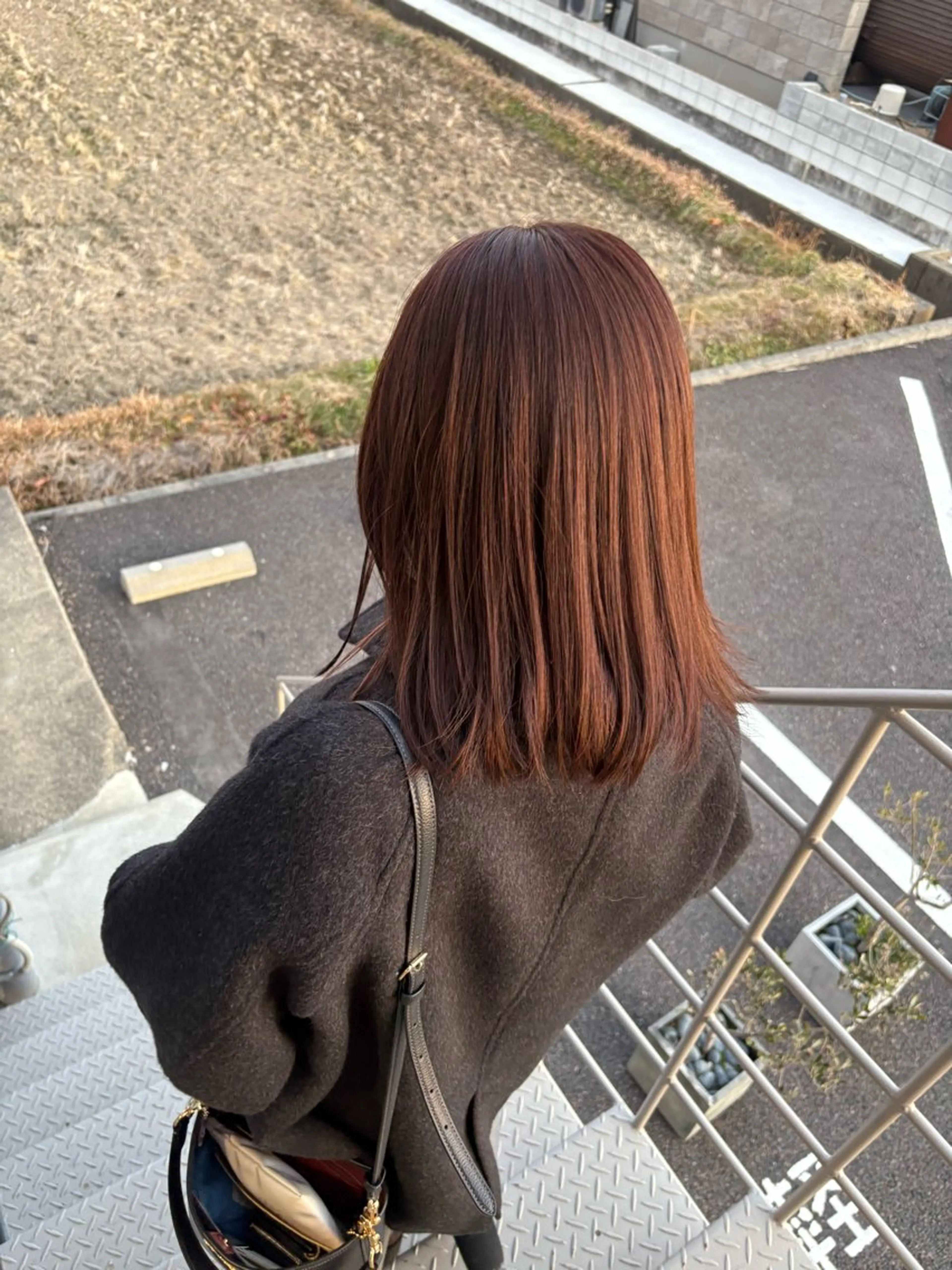 カラー ベージュカラー ブラウンカラー ブラウンベージュ KUBO HADUKIのヘアスタイル