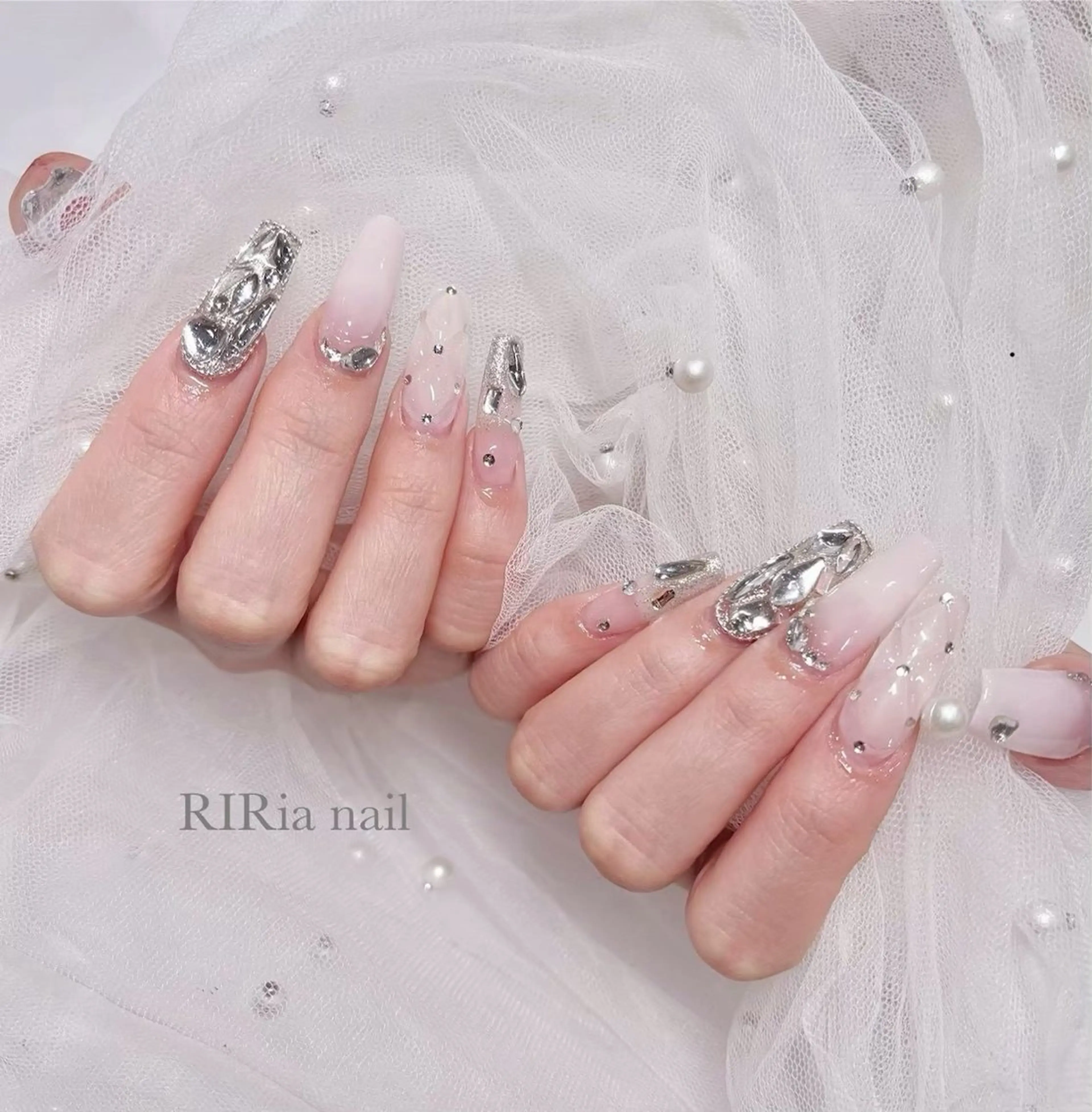 ネイル ハンドネイル 🎀RINA RIrianailのネイルデザイン