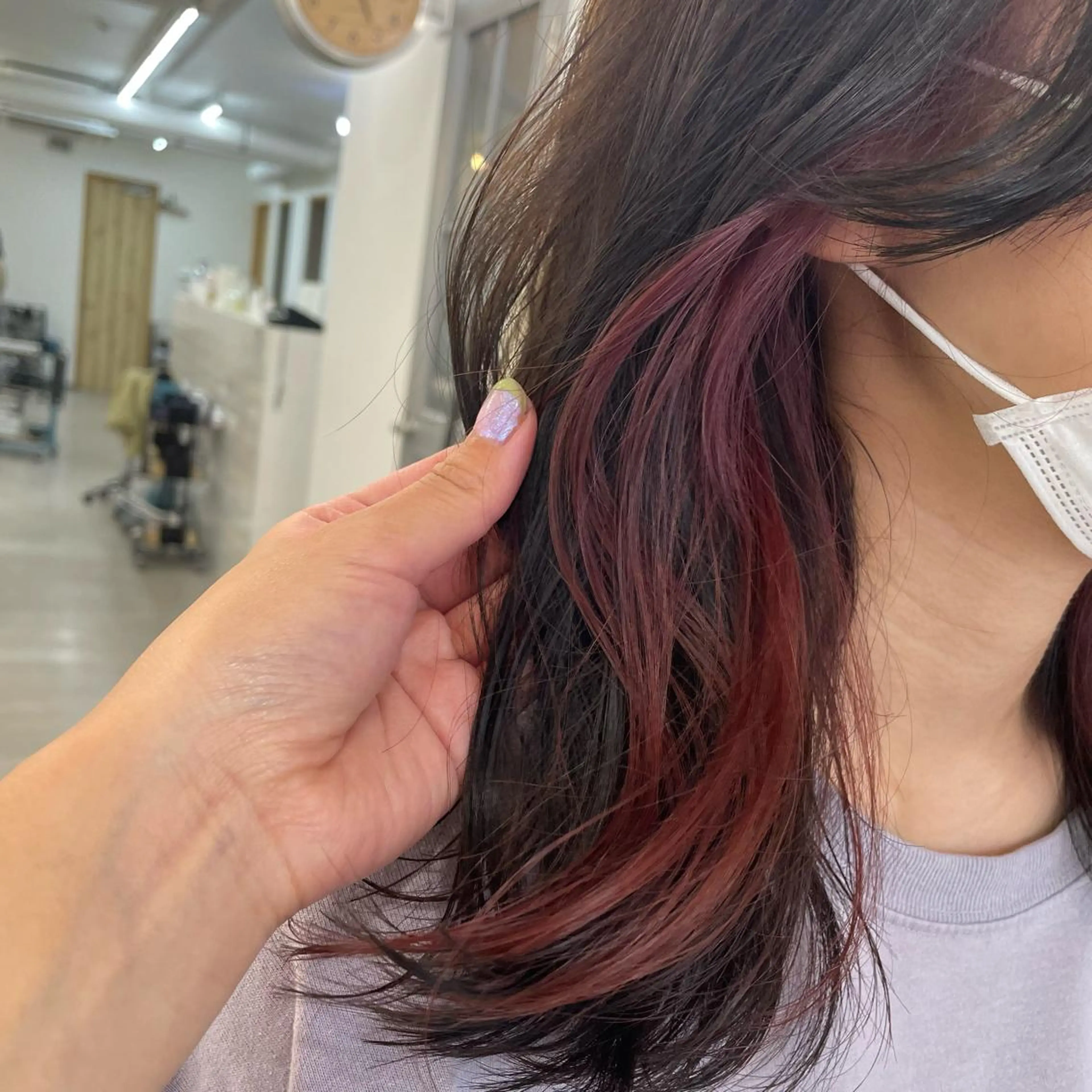 ミディアム カット ヘアカラー トリートメント SUNC/🤎 オオクマ　カナエ🤎のヘアスタイル